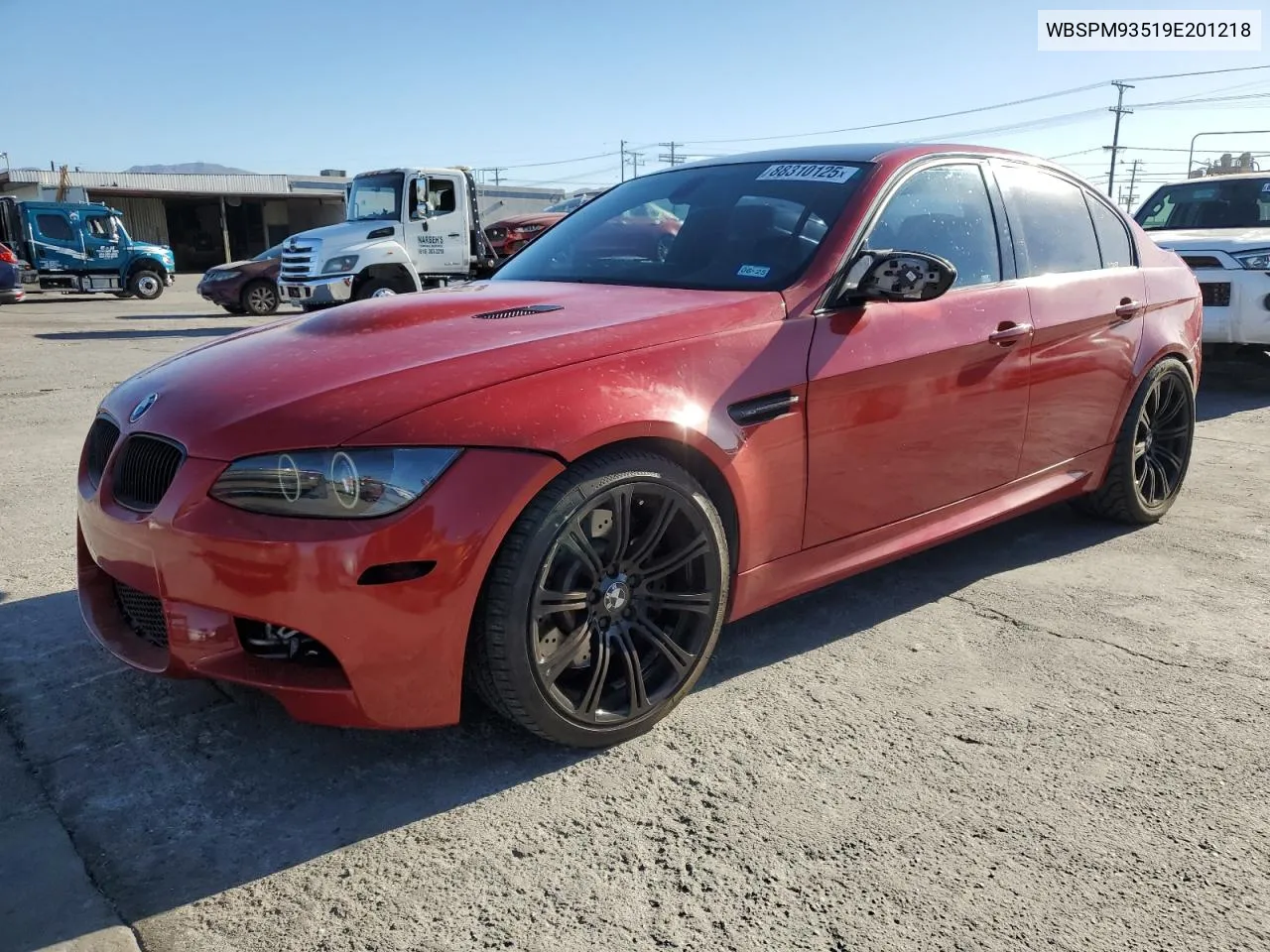 2009 BMW M3 VIN: WBSPM93519E201218 Lot: 88310125