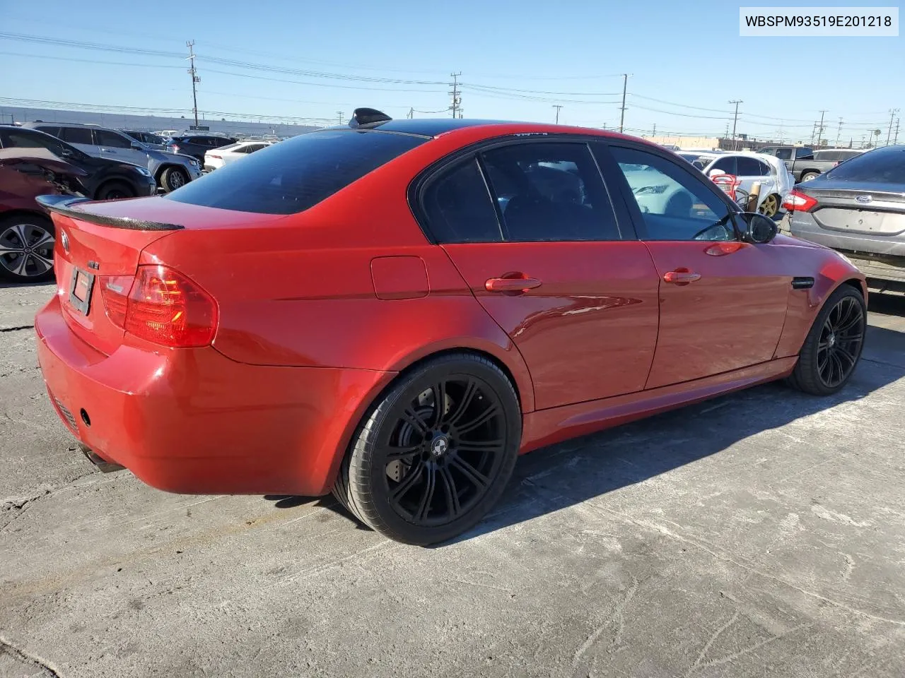 2009 BMW M3 VIN: WBSPM93519E201218 Lot: 88310125