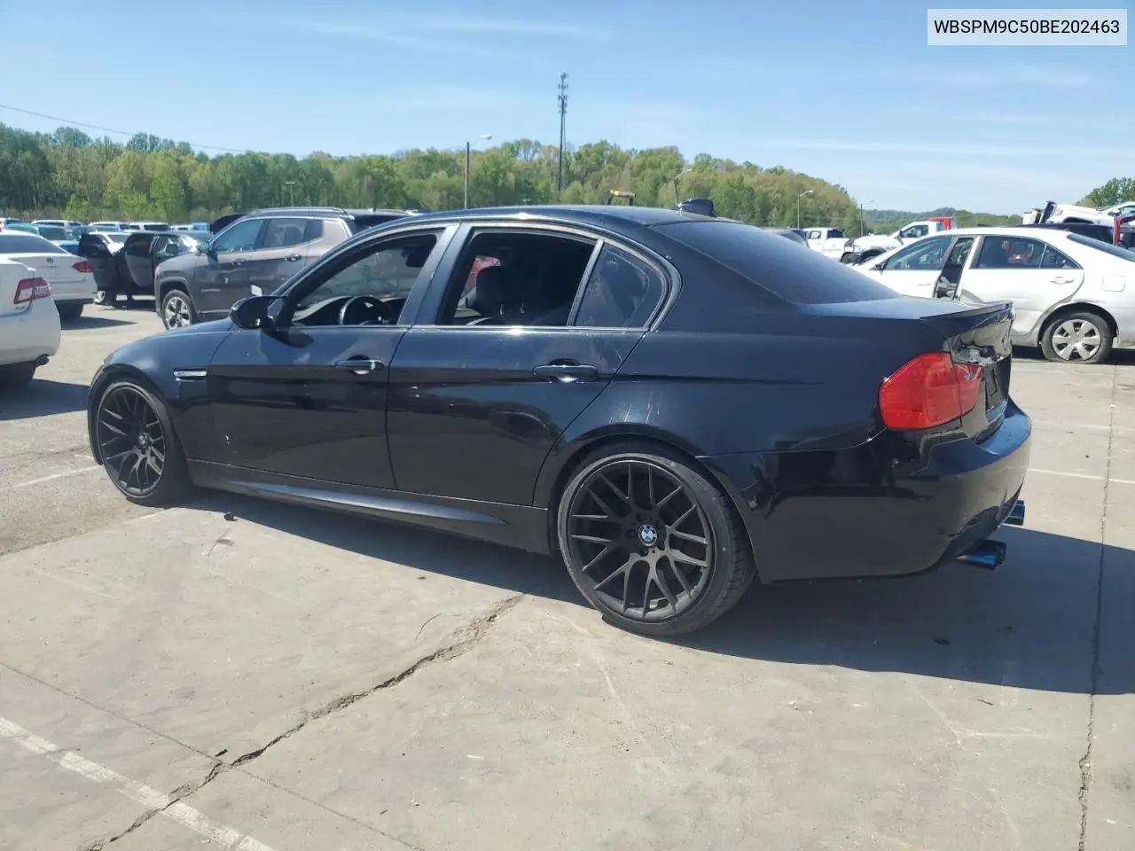 2011 BMW M3 VIN: WBSPM9C50BE202463 Lot: 53967095