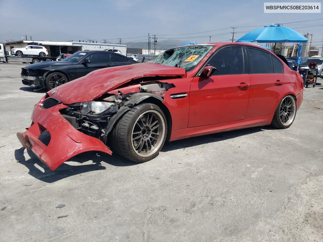2011 BMW M3 VIN: WBSPM9C50BE203614 Lot: 54113405