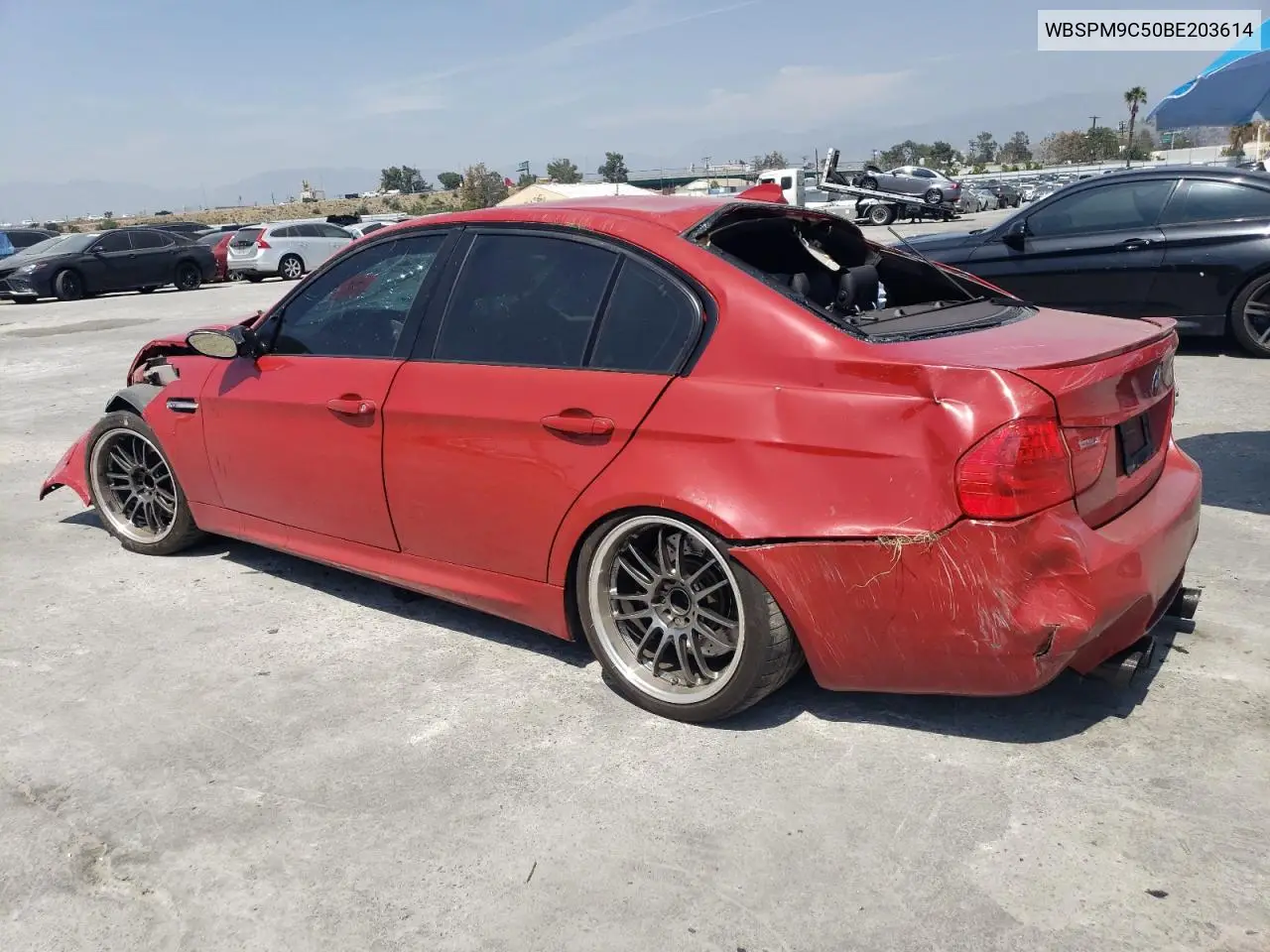 2011 BMW M3 VIN: WBSPM9C50BE203614 Lot: 54113405