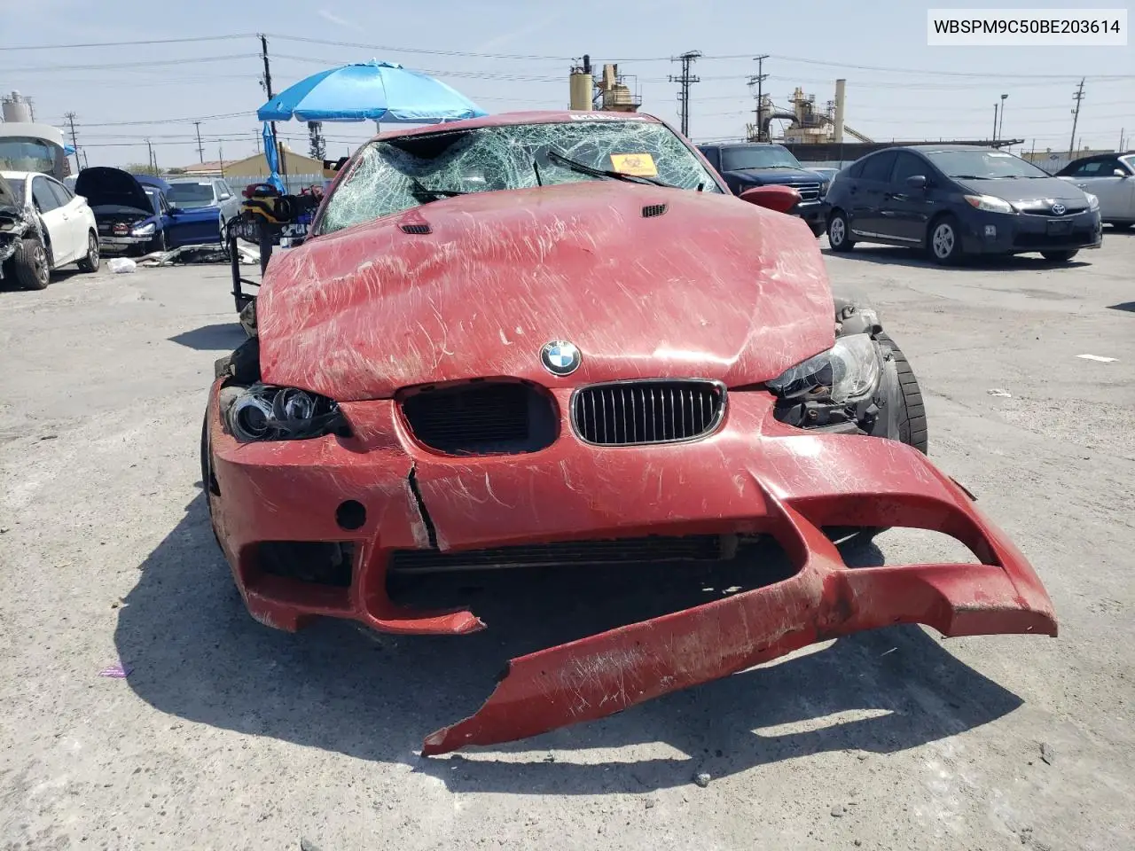 2011 BMW M3 VIN: WBSPM9C50BE203614 Lot: 54113405