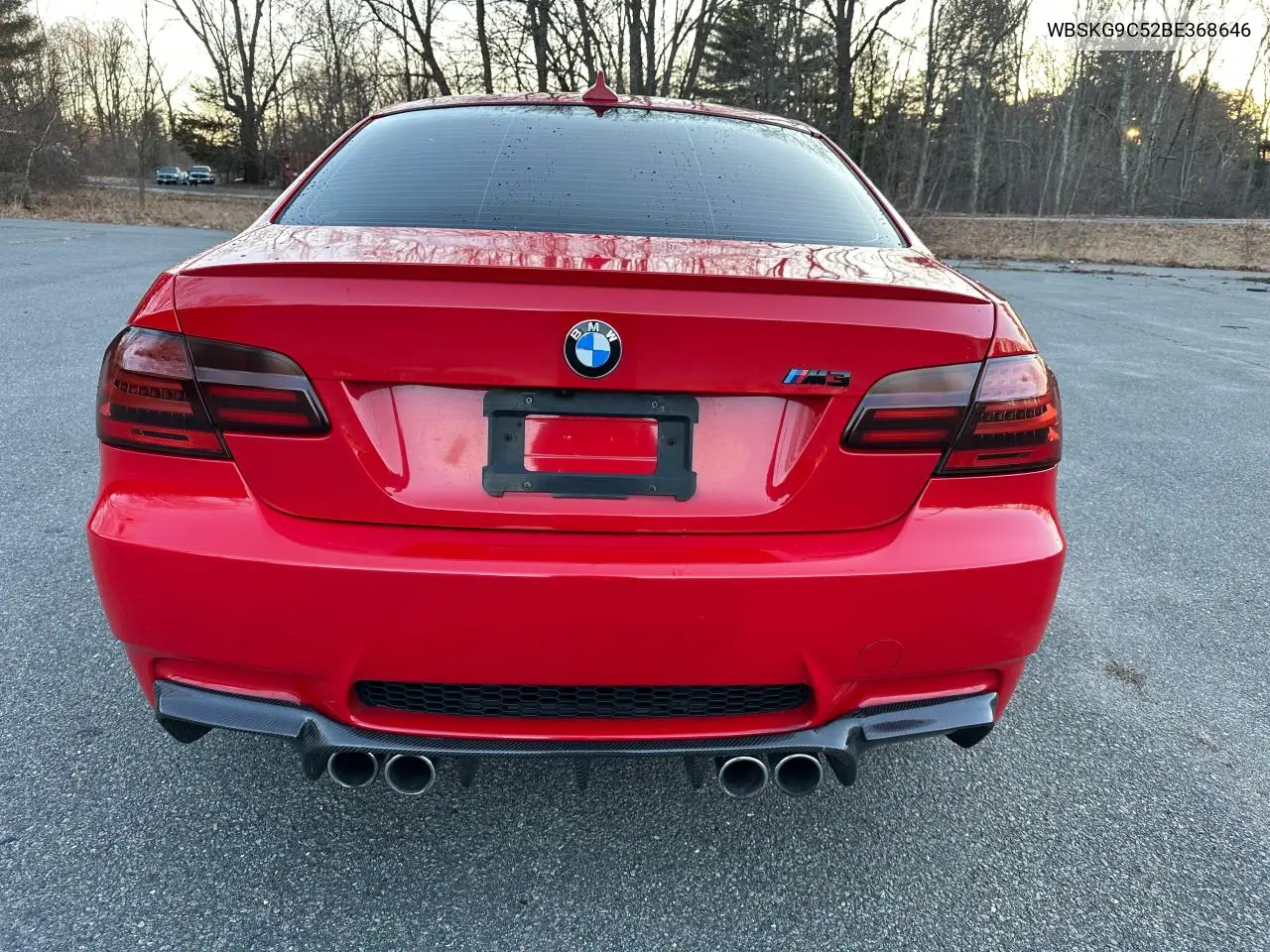2011 BMW M3 VIN: WBSKG9C52BE368646 Lot: 54969505