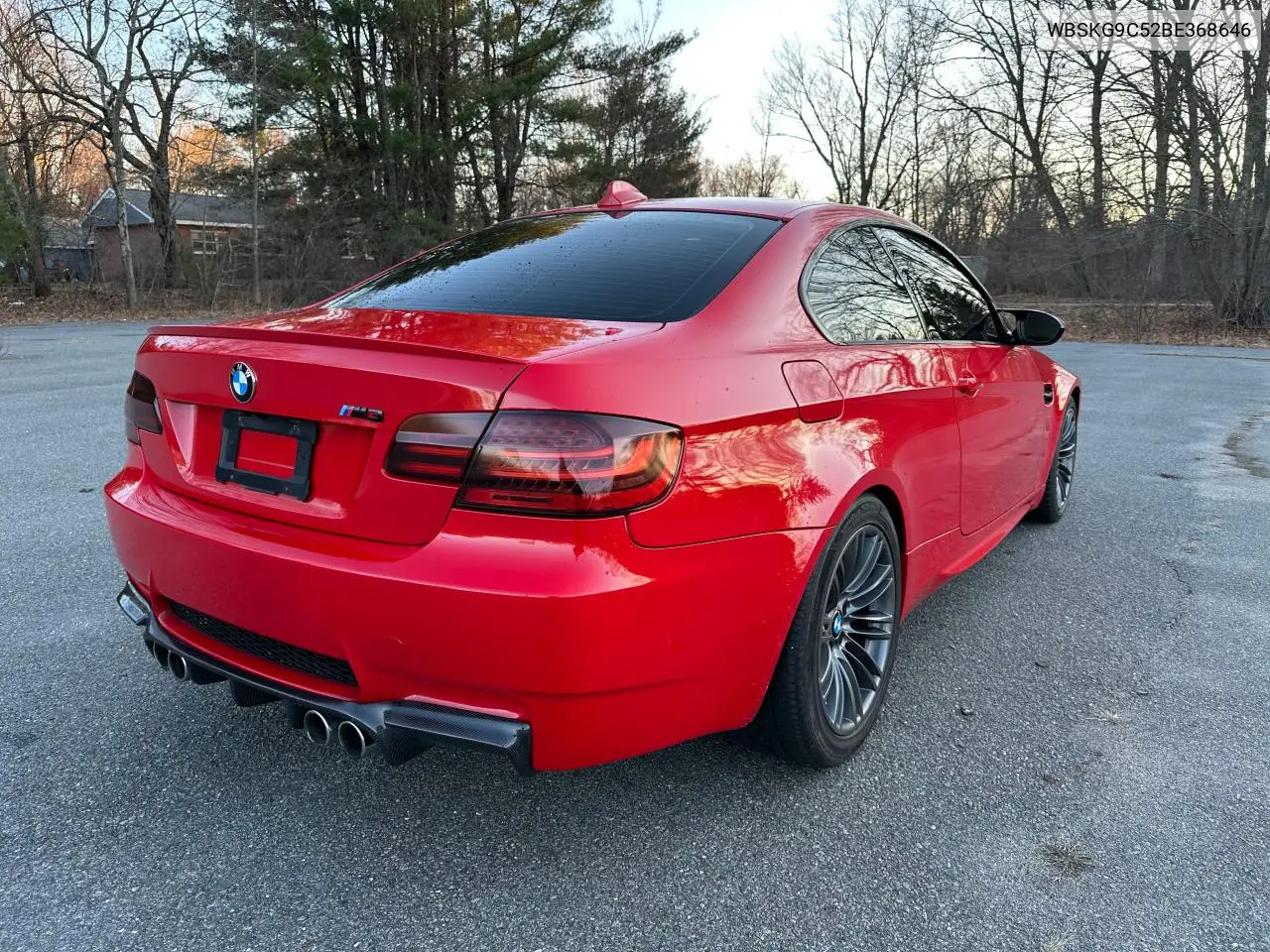 2011 BMW M3 VIN: WBSKG9C52BE368646 Lot: 54969505
