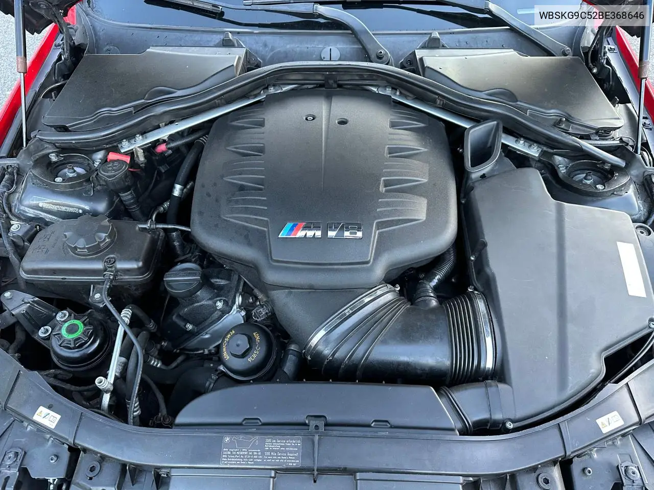 2011 BMW M3 VIN: WBSKG9C52BE368646 Lot: 54969505