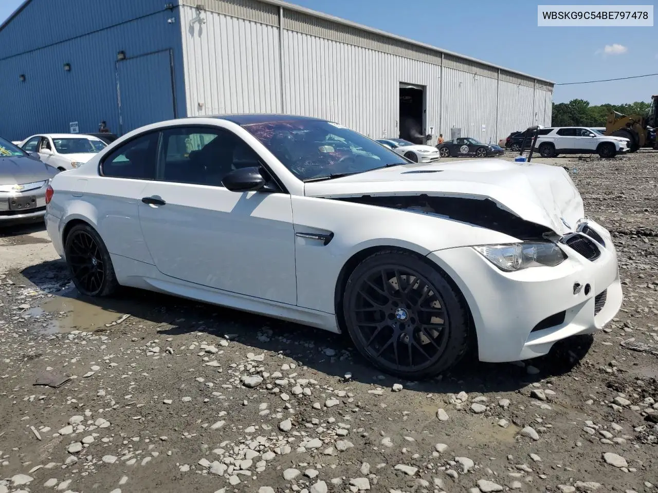 2011 BMW M3 VIN: WBSKG9C54BE797478 Lot: 61207705