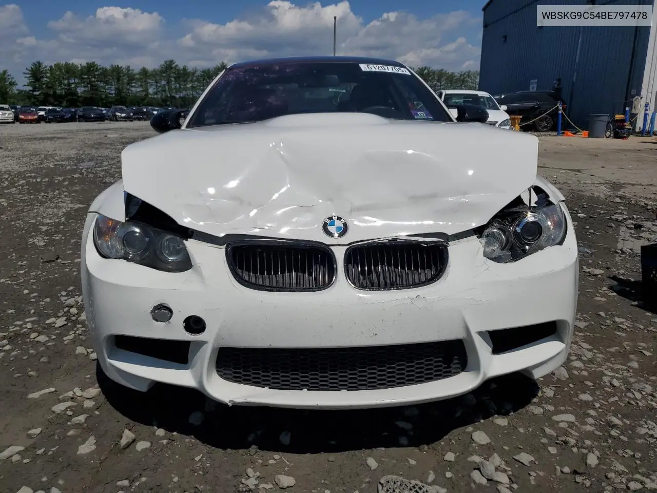 2011 BMW M3 VIN: WBSKG9C54BE797478 Lot: 61207705