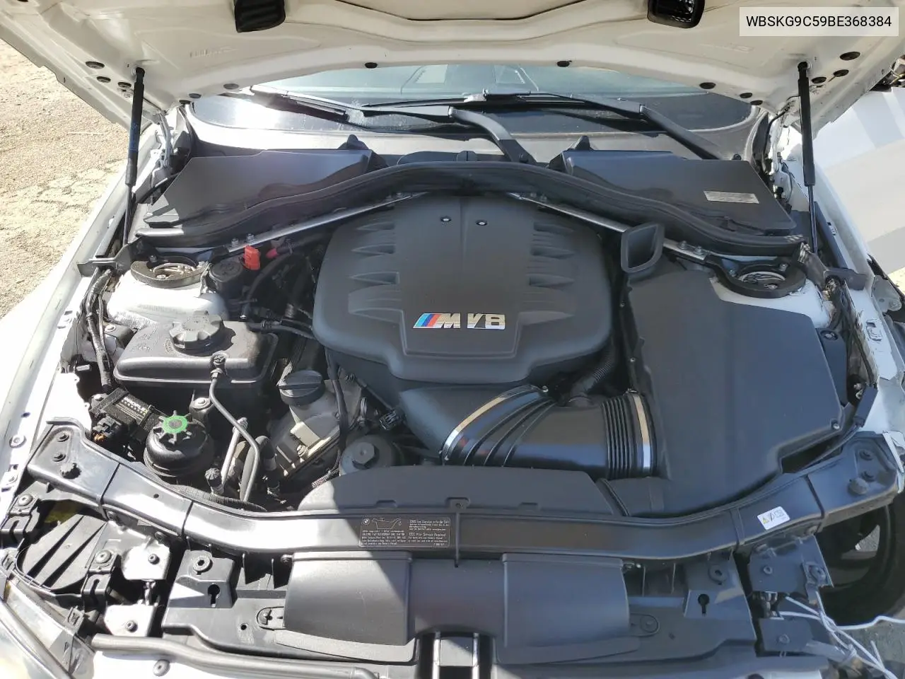 2011 BMW M3 VIN: WBSKG9C59BE368384 Lot: 61885065