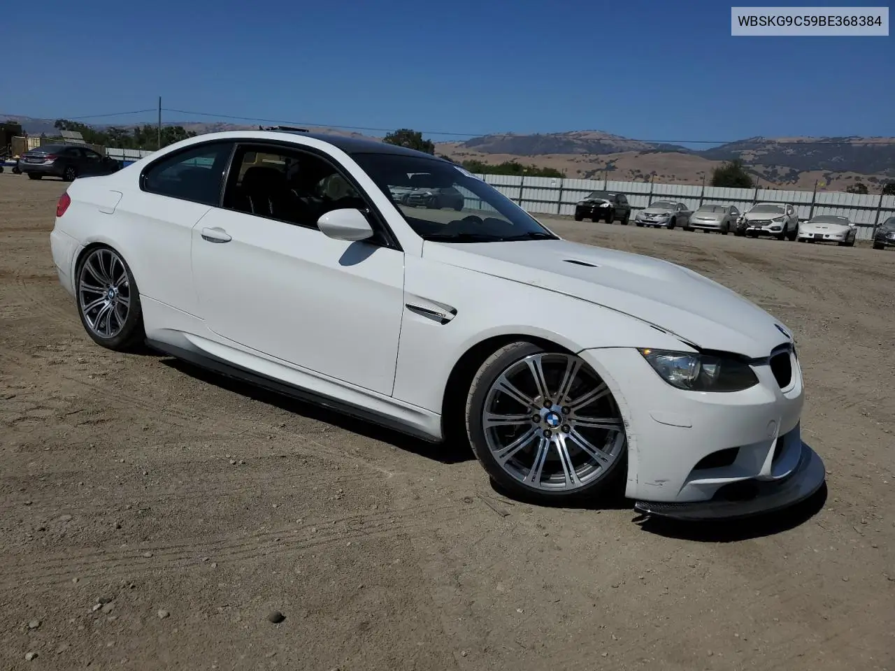 2011 BMW M3 VIN: WBSKG9C59BE368384 Lot: 61885065