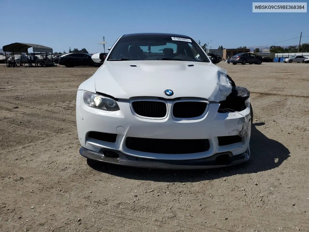 2011 BMW M3 VIN: WBSKG9C59BE368384 Lot: 61885065