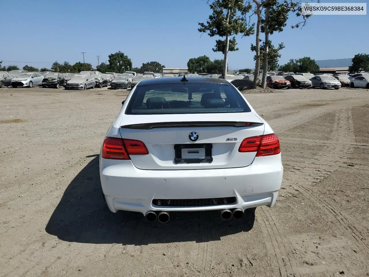 2011 BMW M3 VIN: WBSKG9C59BE368384 Lot: 61885065