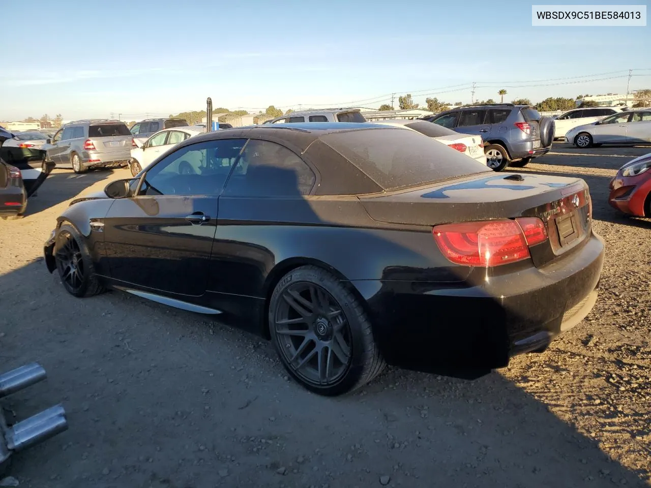 2011 BMW M3 VIN: WBSDX9C51BE584013 Lot: 85279924