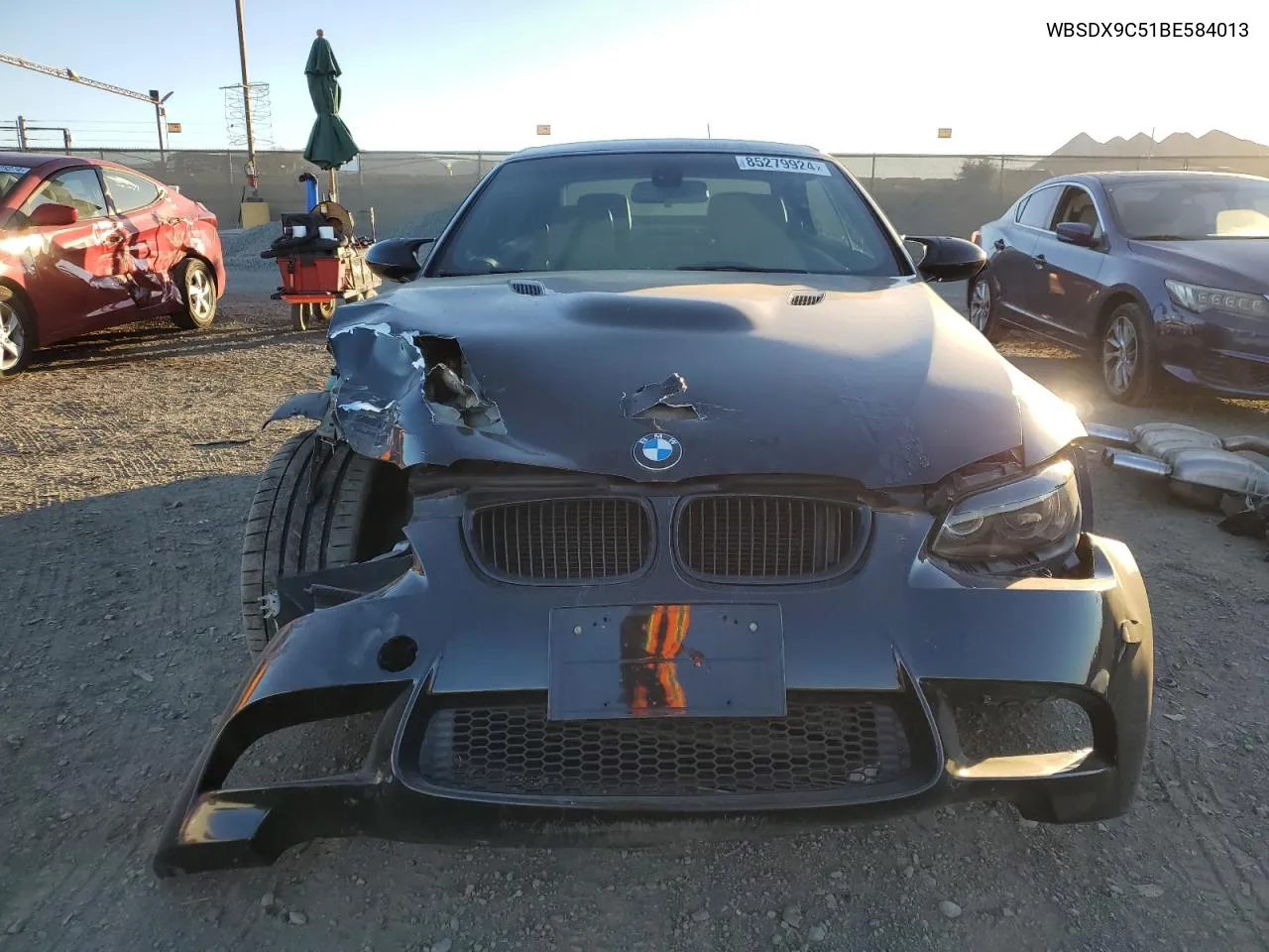 2011 BMW M3 VIN: WBSDX9C51BE584013 Lot: 85279924