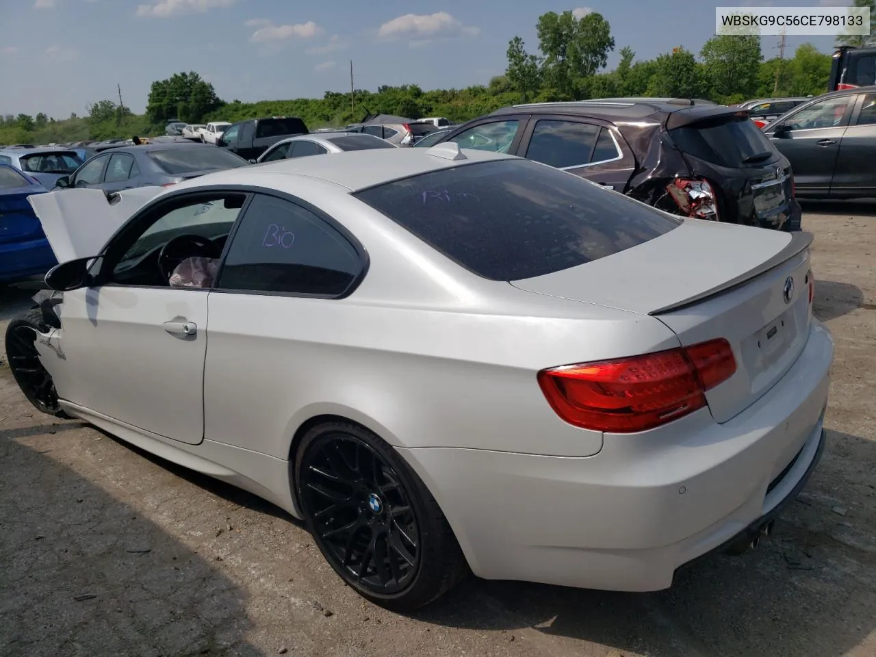 2012 BMW M3 VIN: WBSKG9C56CE798133 Lot: 53329103
