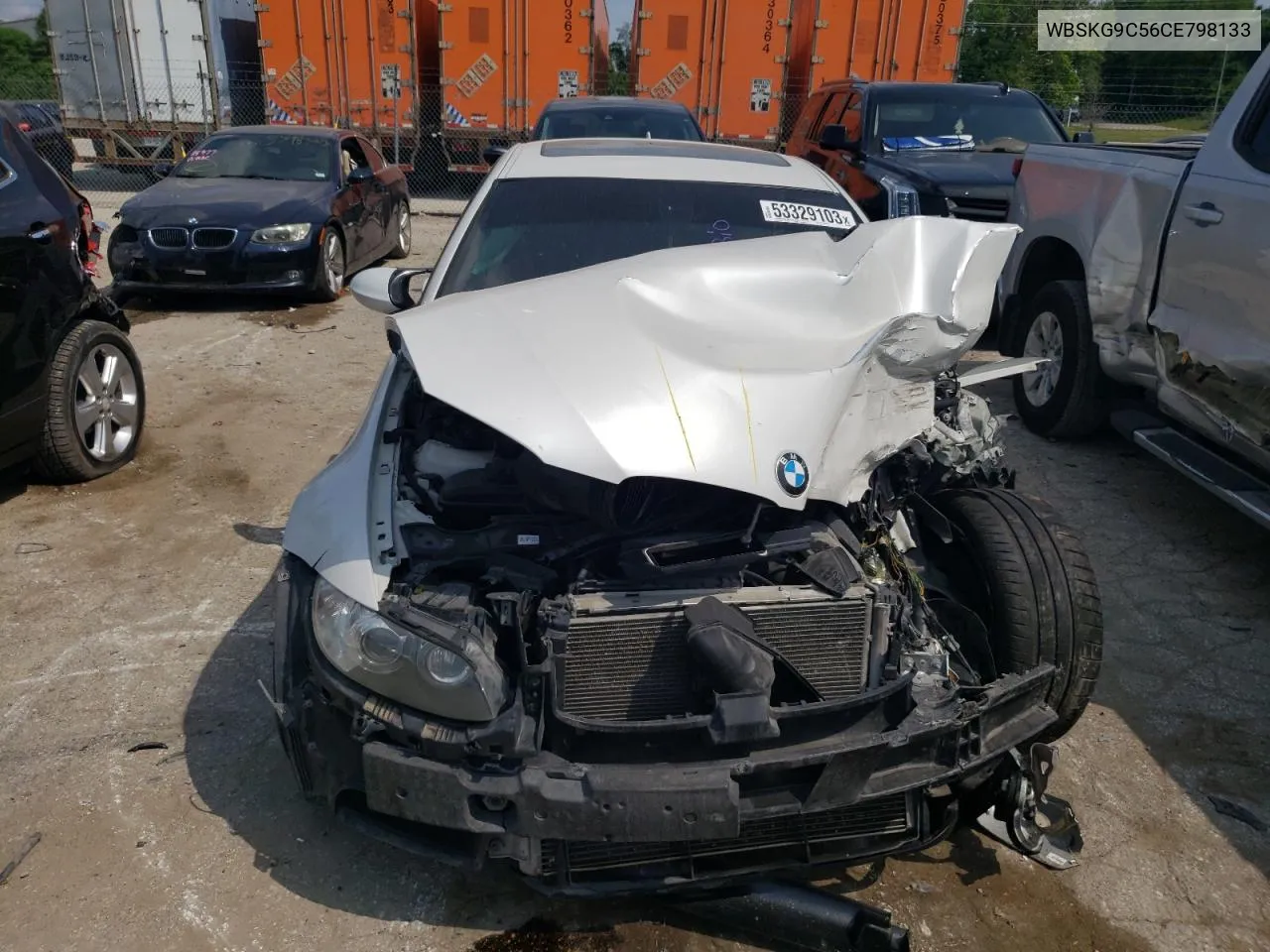 2012 BMW M3 VIN: WBSKG9C56CE798133 Lot: 53329103