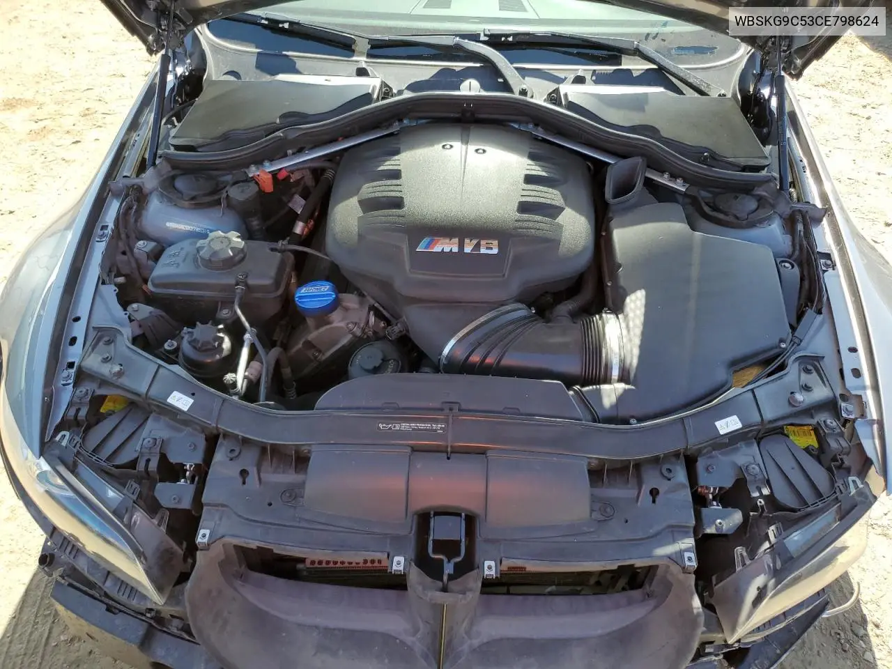 2012 BMW M3 VIN: WBSKG9C53CE798624 Lot: 56072225
