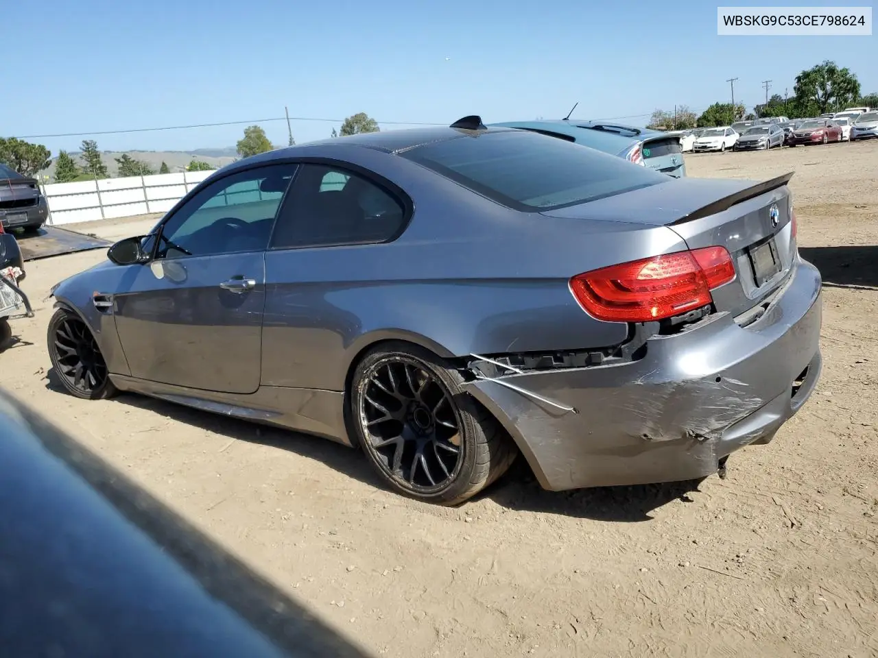 2012 BMW M3 VIN: WBSKG9C53CE798624 Lot: 56072225