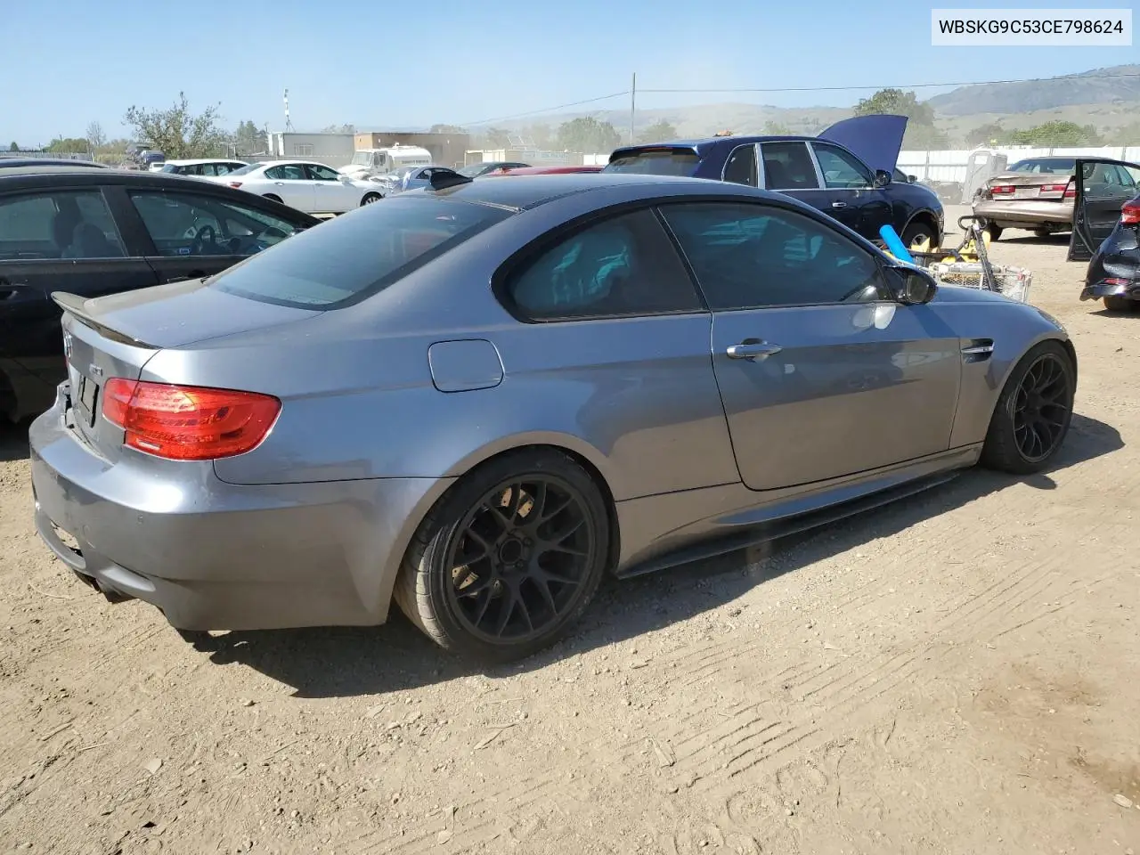2012 BMW M3 VIN: WBSKG9C53CE798624 Lot: 56072225