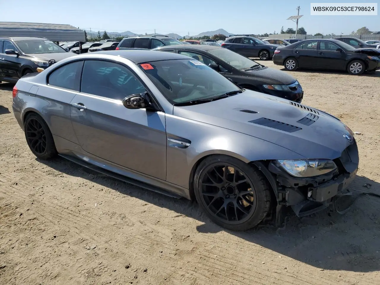 2012 BMW M3 VIN: WBSKG9C53CE798624 Lot: 56072225