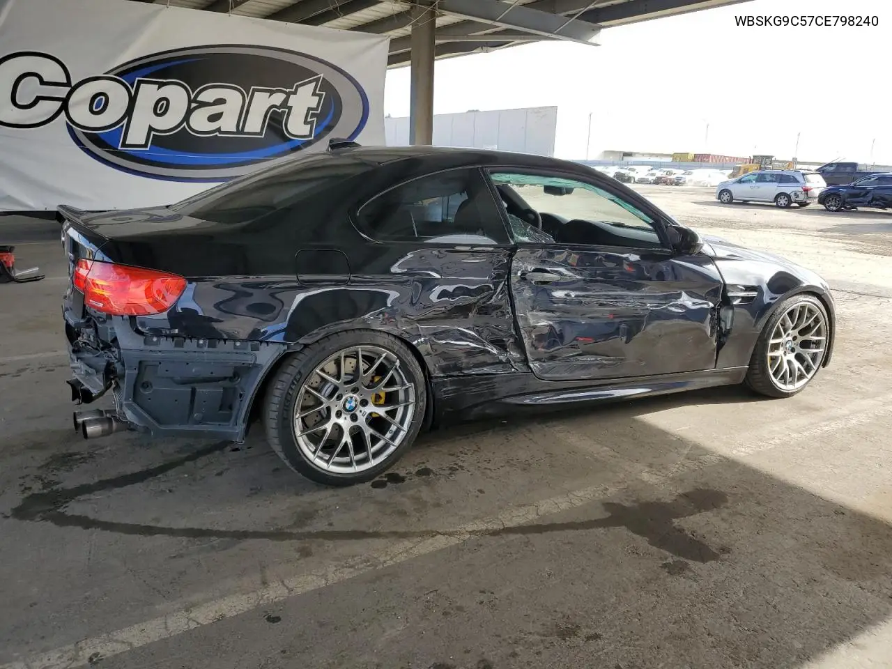 2012 BMW M3 VIN: WBSKG9C57CE798240 Lot: 61774515