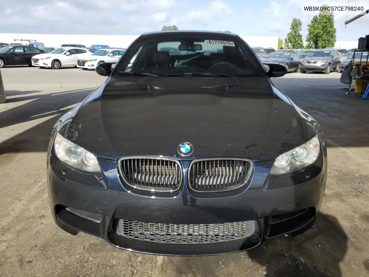 2012 BMW M3 VIN: WBSKG9C57CE798240 Lot: 61774515
