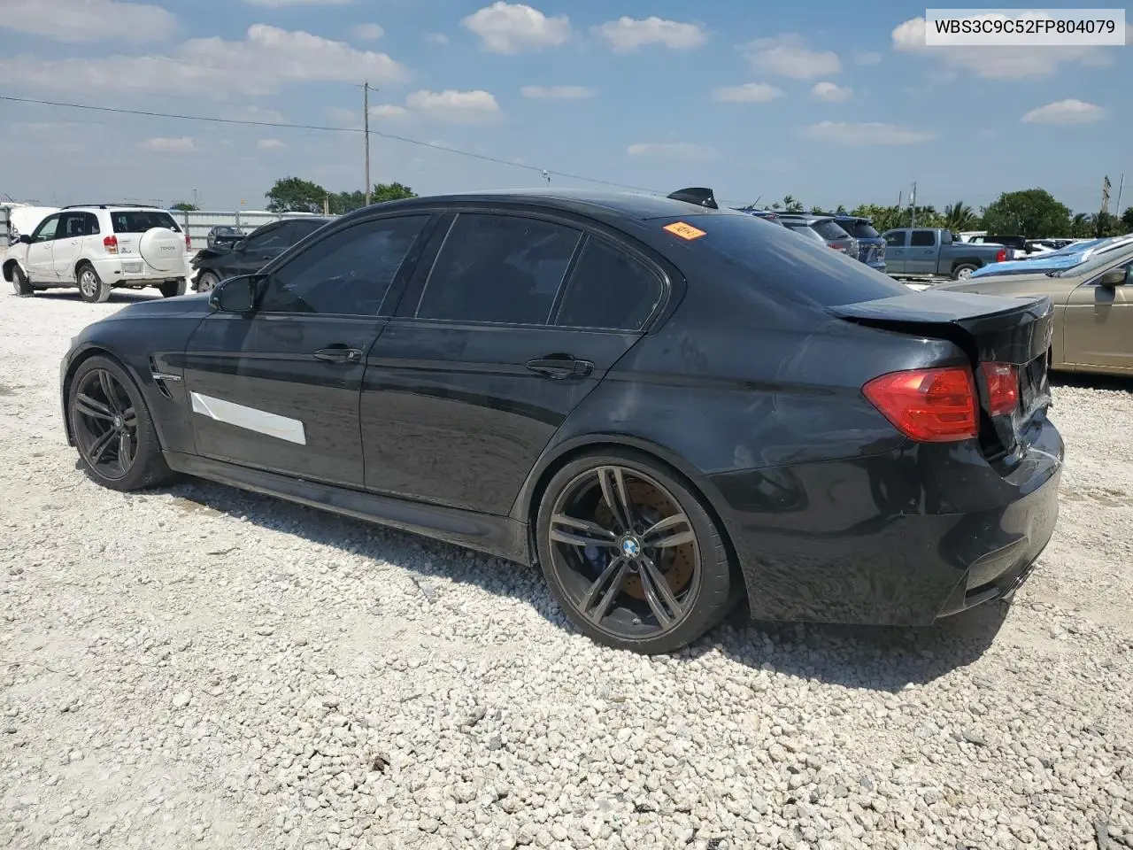 2015 BMW M3 VIN: WBS3C9C52FP804079 Lot: 51627785