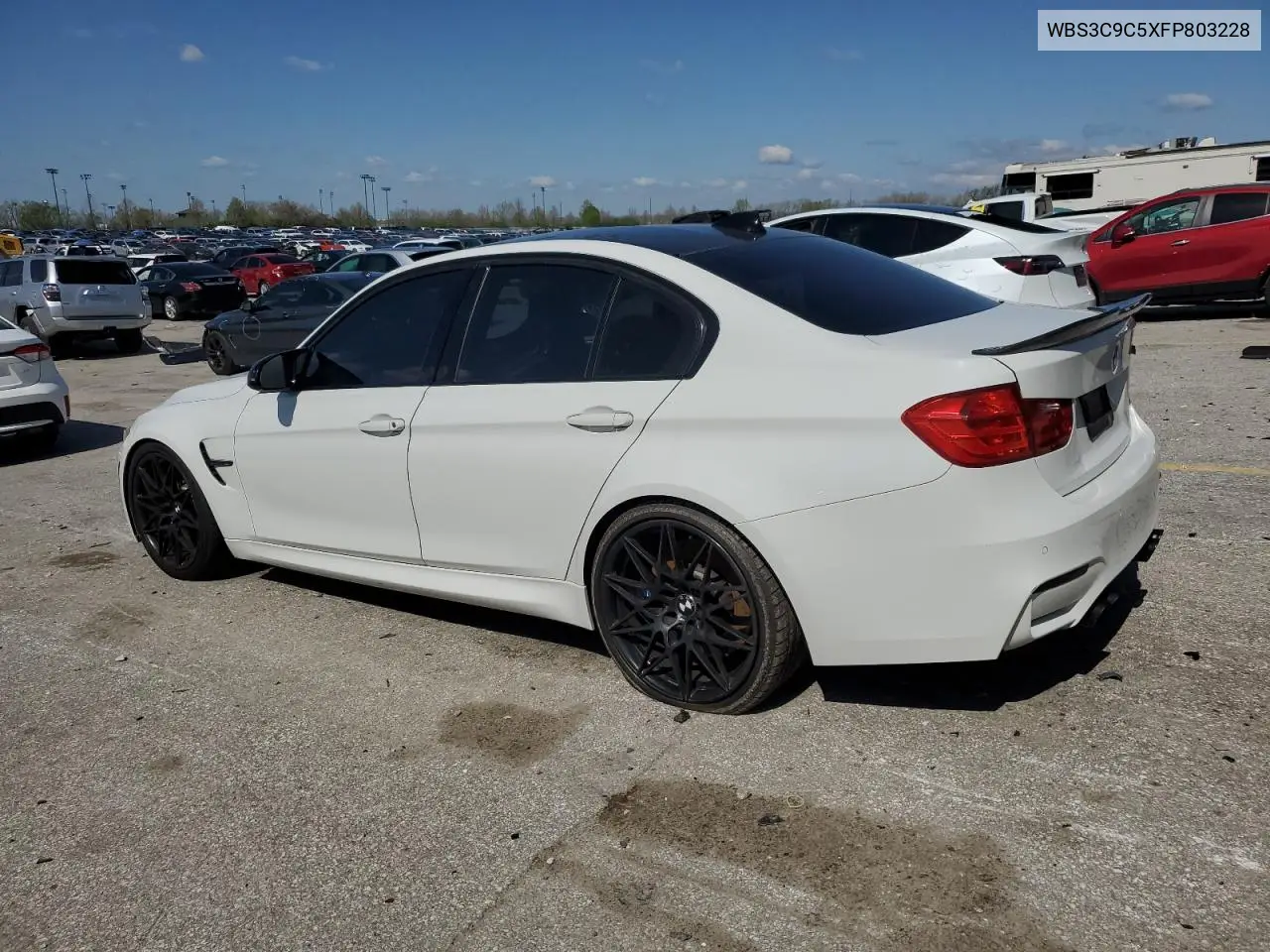 2015 BMW M3 VIN: WBS3C9C5XFP803228 Lot: 52173245