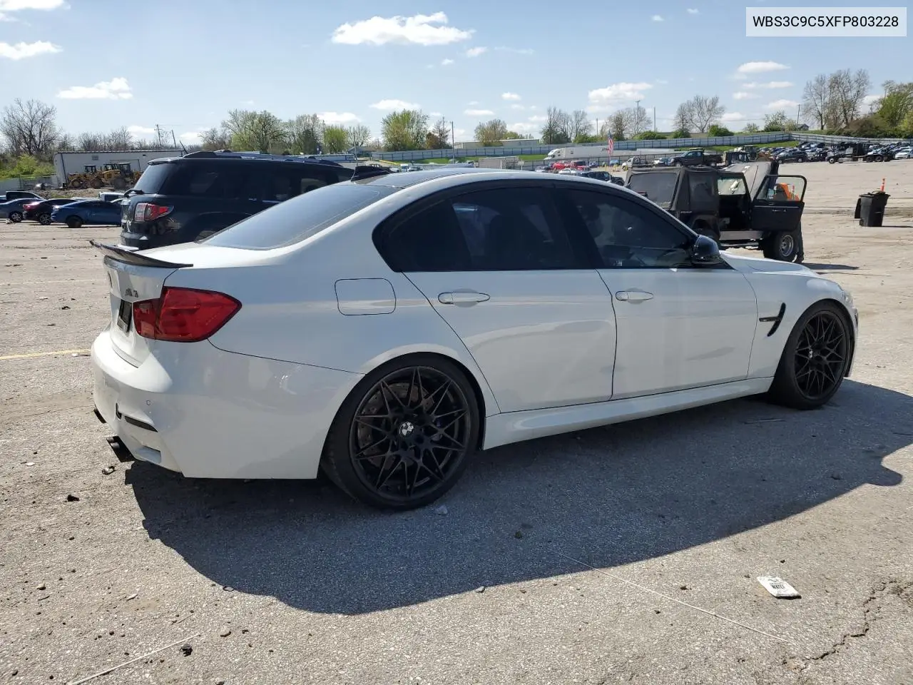 2015 BMW M3 VIN: WBS3C9C5XFP803228 Lot: 52173245