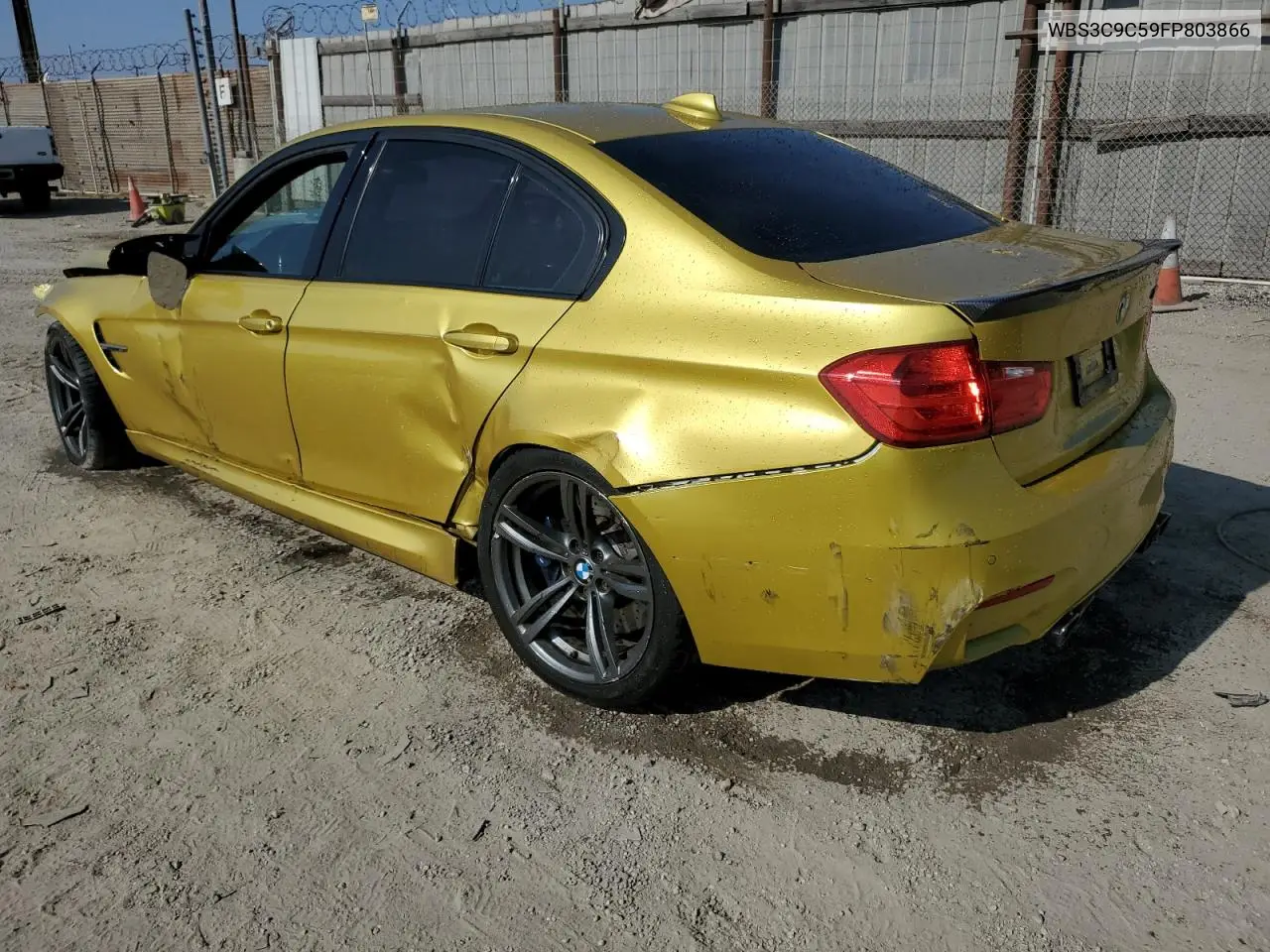 2015 BMW M3 VIN: WBS3C9C59FP803866 Lot: 59126275