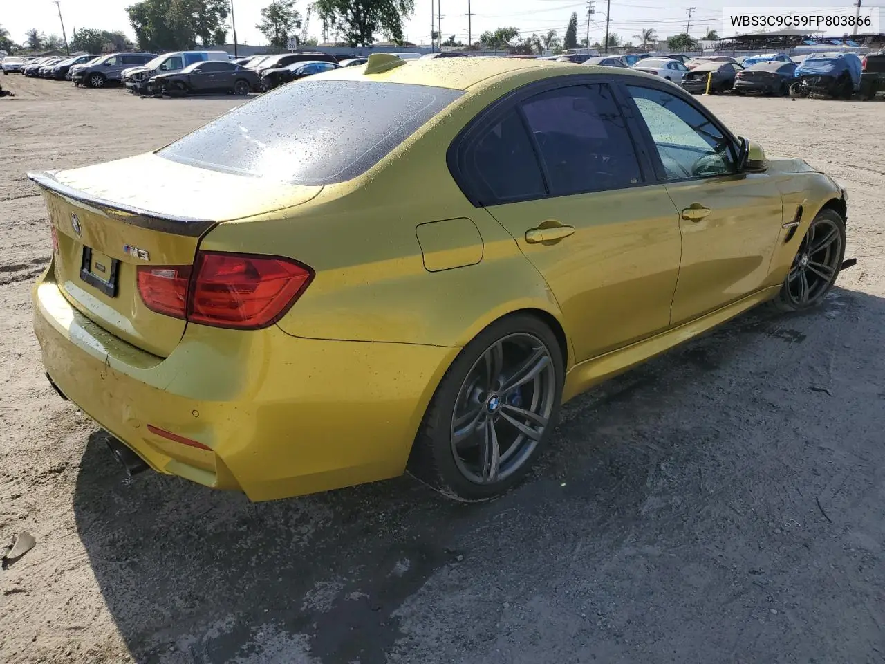 2015 BMW M3 VIN: WBS3C9C59FP803866 Lot: 59126275