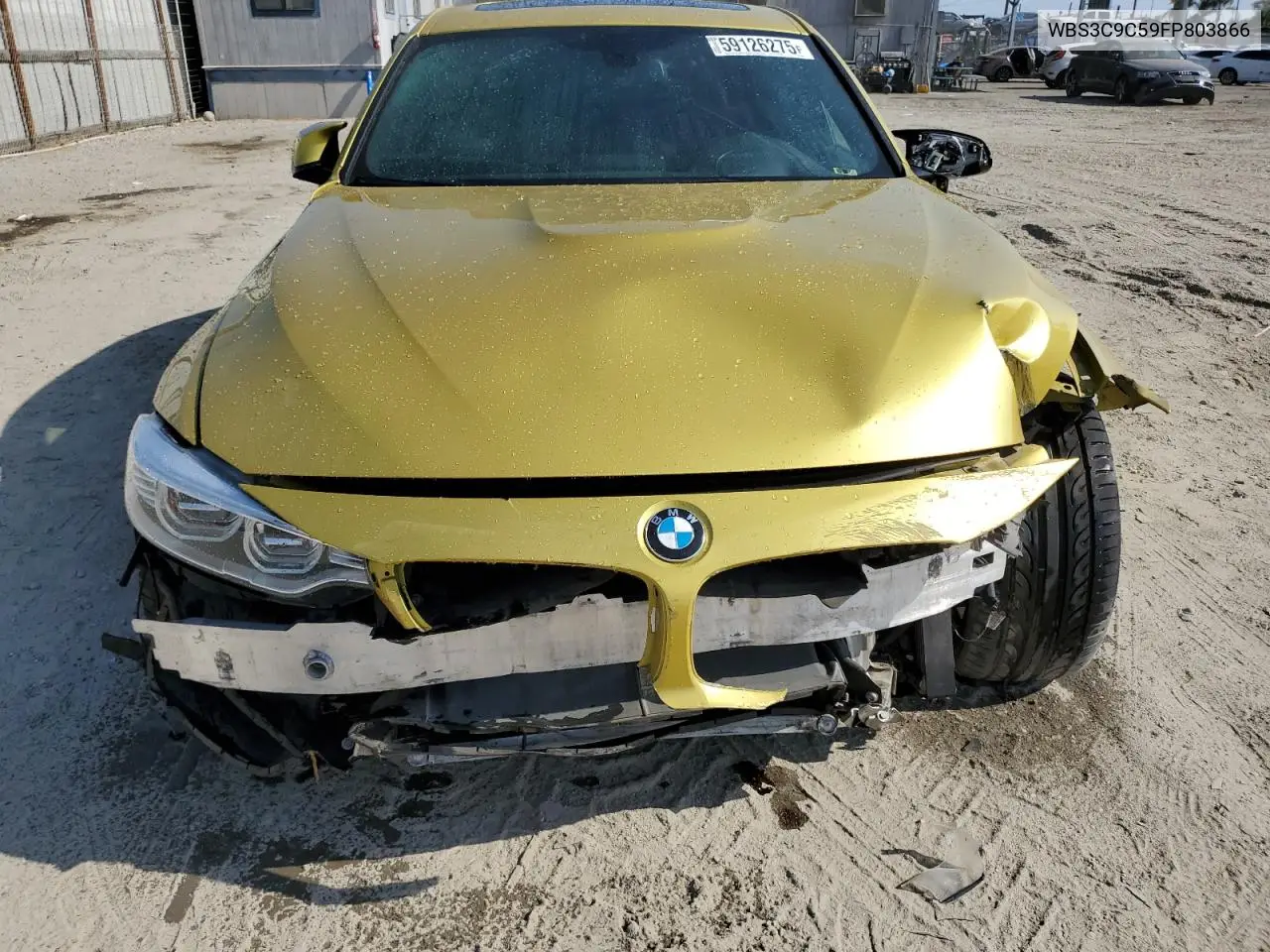 2015 BMW M3 VIN: WBS3C9C59FP803866 Lot: 59126275