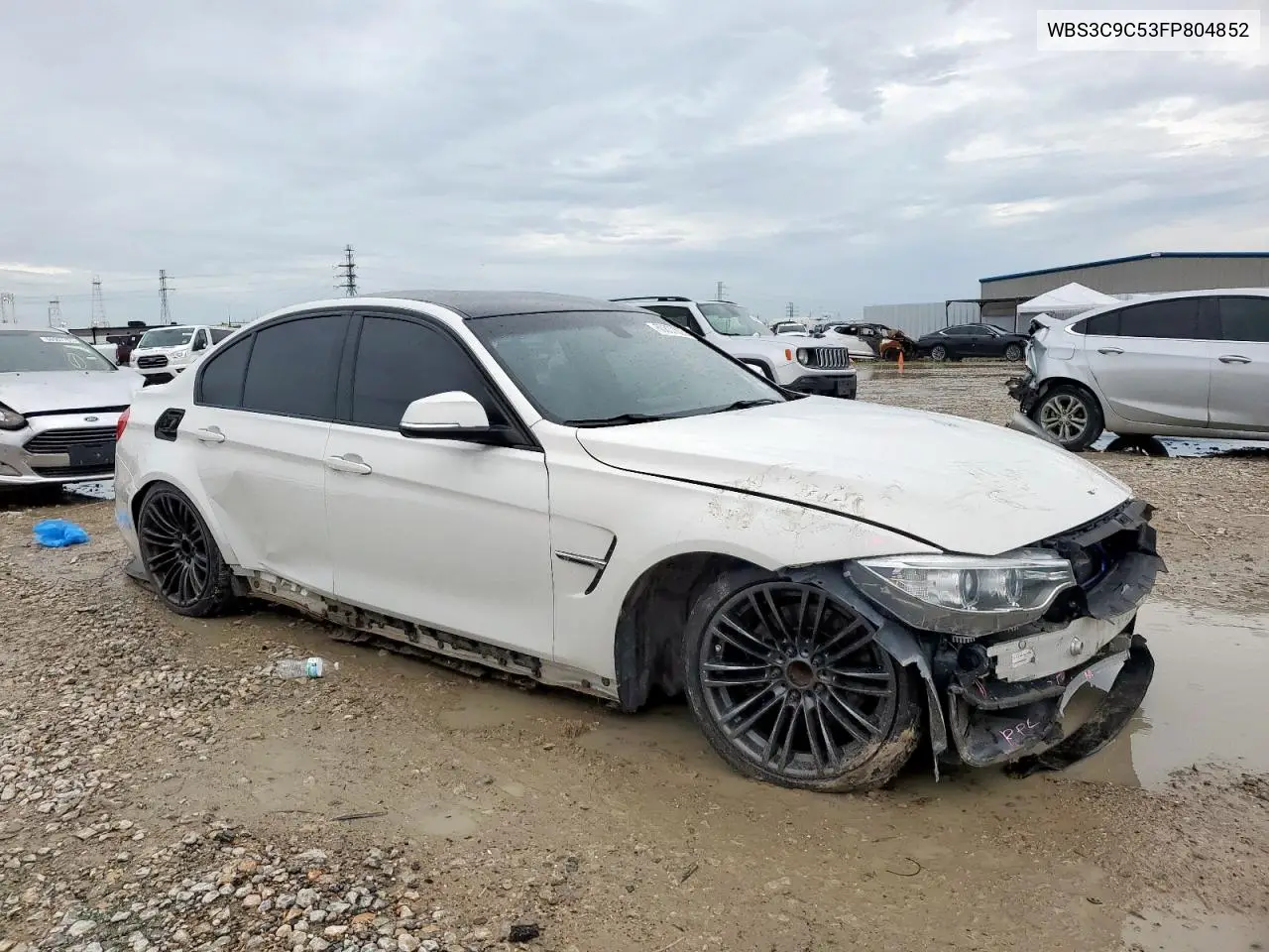 2015 BMW M3 VIN: WBS3C9C53FP804852 Lot: 60837835