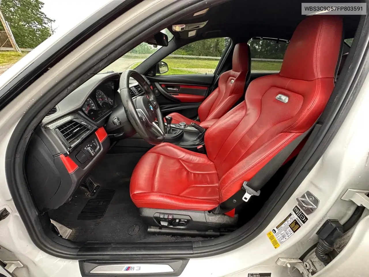 2015 BMW M3 VIN: WBS3C9C57FP803591 Lot: 62894955