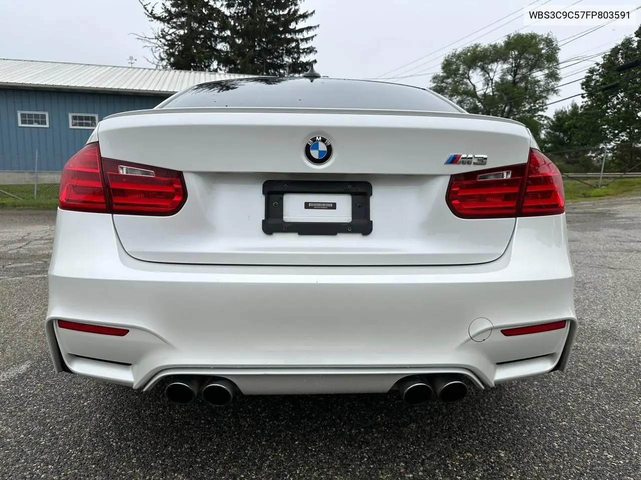 2015 BMW M3 VIN: WBS3C9C57FP803591 Lot: 62894955