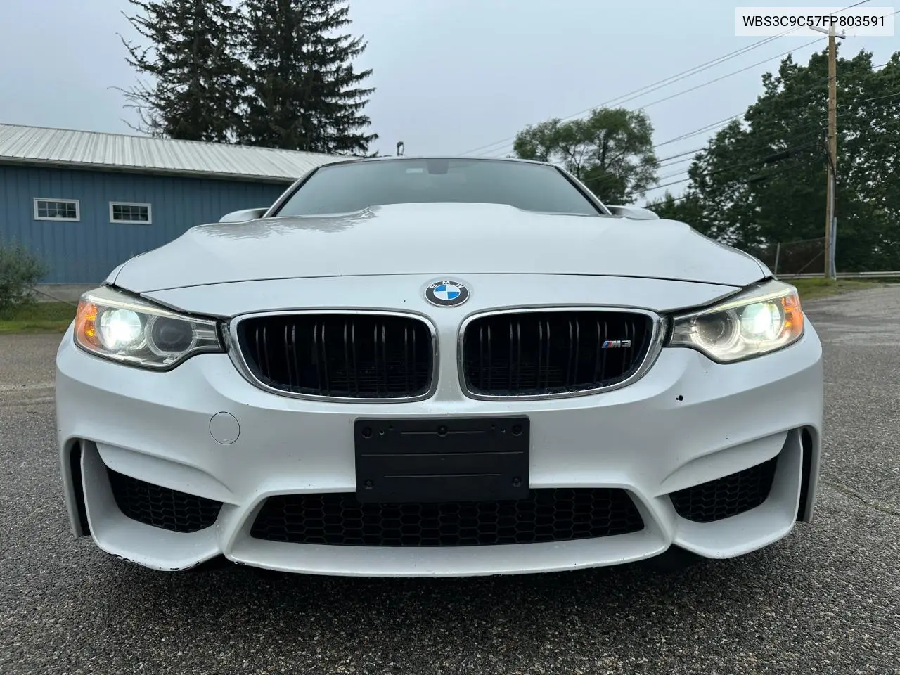 2015 BMW M3 VIN: WBS3C9C57FP803591 Lot: 62894955