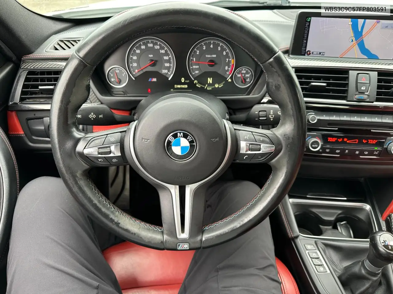 2015 BMW M3 VIN: WBS3C9C57FP803591 Lot: 62894955