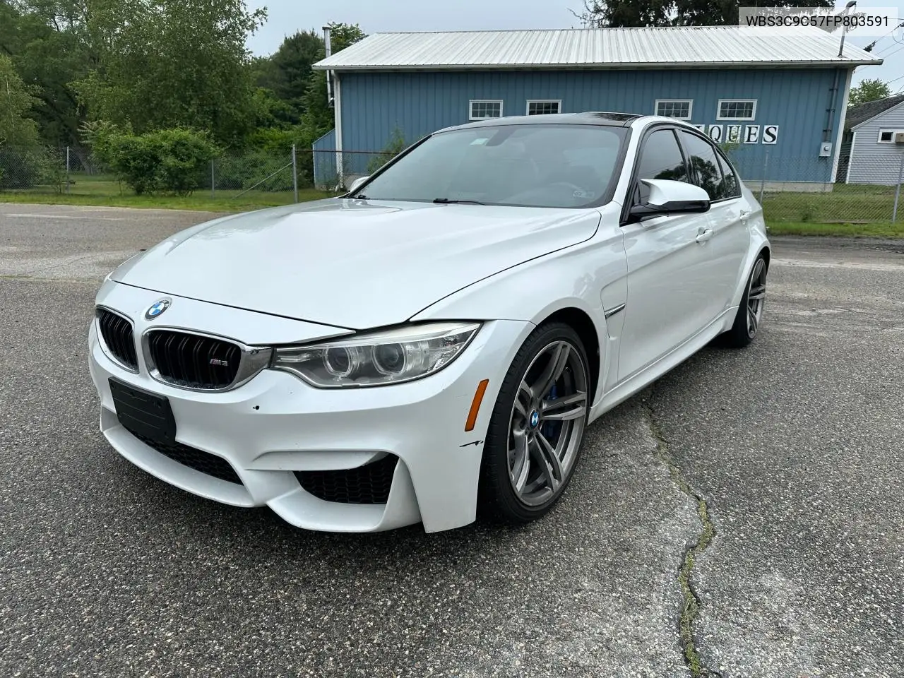 2015 BMW M3 VIN: WBS3C9C57FP803591 Lot: 62894955