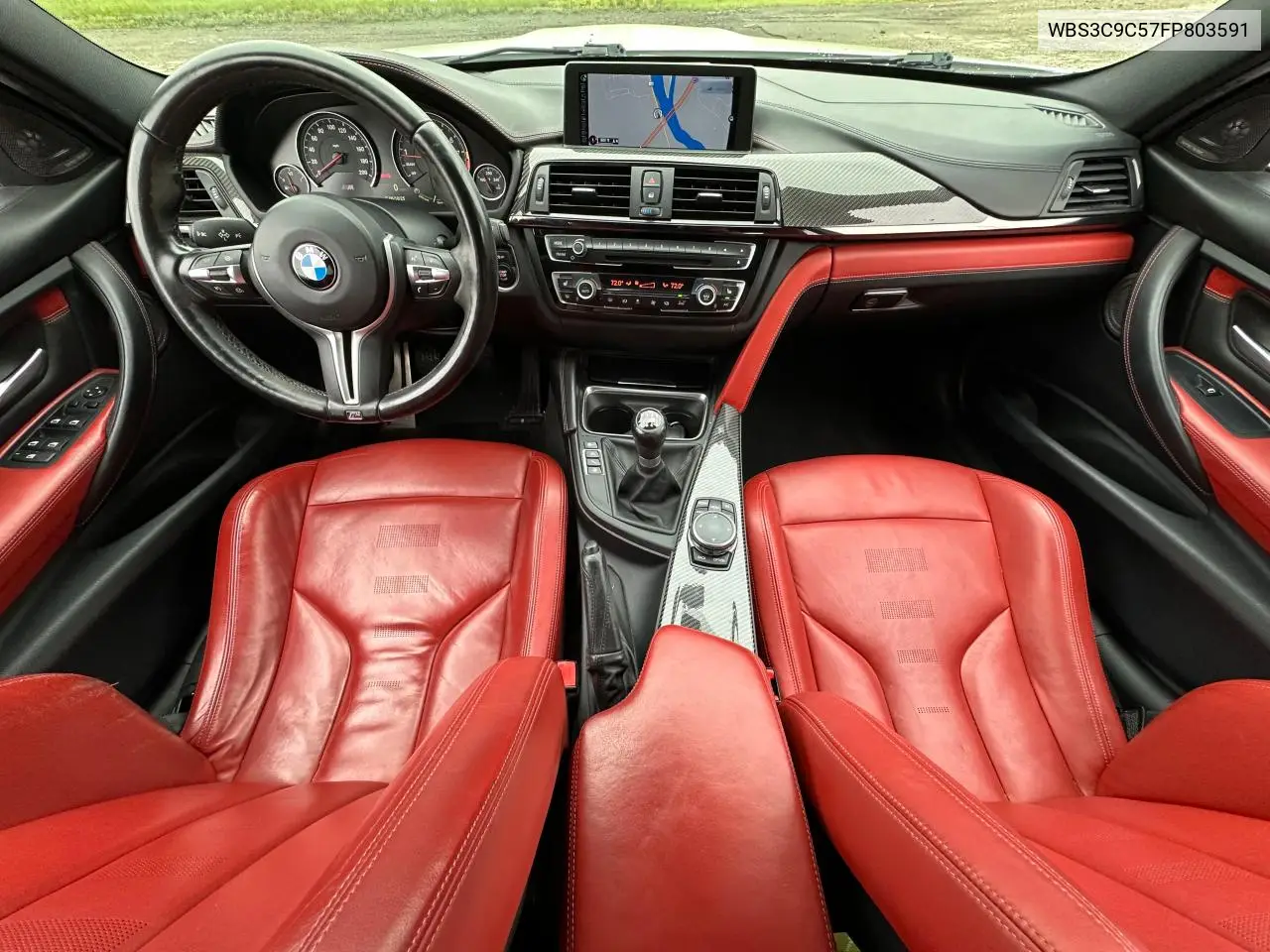2015 BMW M3 VIN: WBS3C9C57FP803591 Lot: 62894955