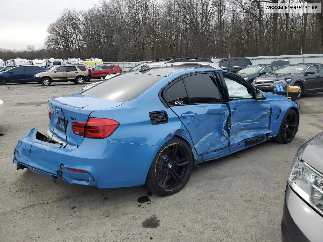 2016 BMW M3 VIN: WBS8M9C59G5D30909 Lot: 45460425