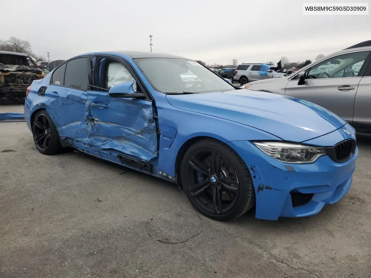 2016 BMW M3 VIN: WBS8M9C59G5D30909 Lot: 45460425
