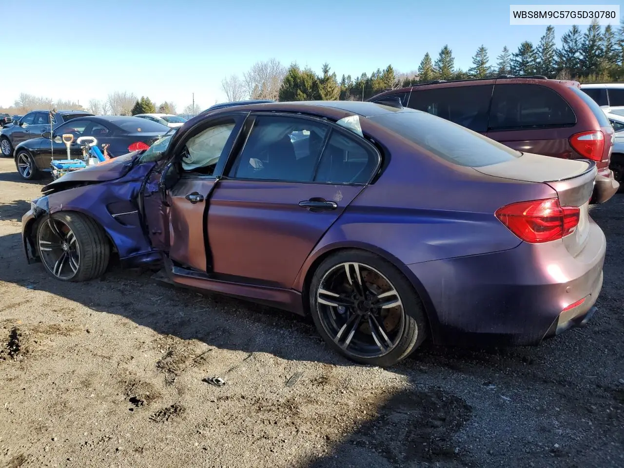 2016 BMW M3 VIN: WBS8M9C57G5D30780 Lot: 49214095