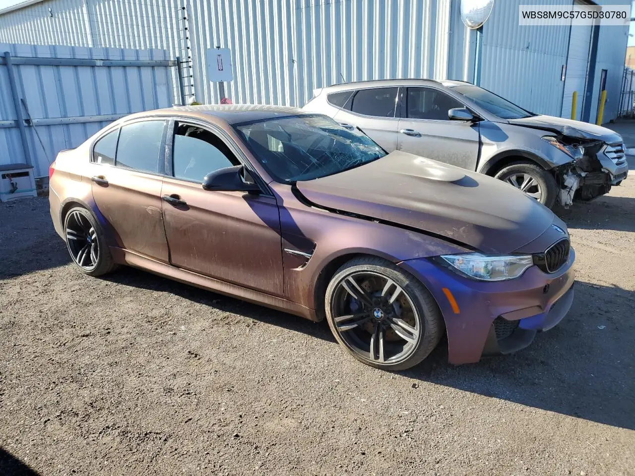 2016 BMW M3 VIN: WBS8M9C57G5D30780 Lot: 49214095