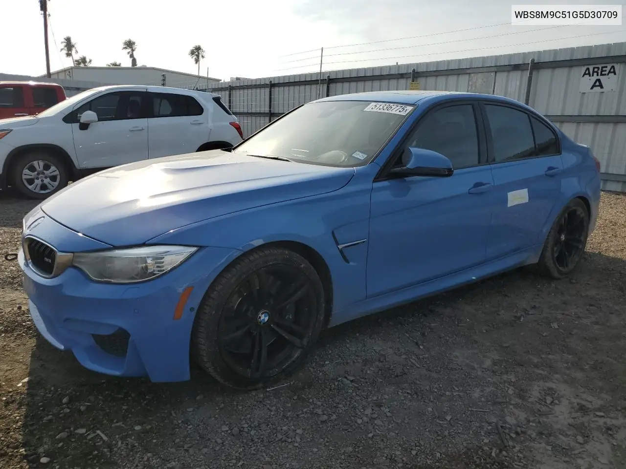 2016 BMW M3 VIN: WBS8M9C51G5D30709 Lot: 51336775