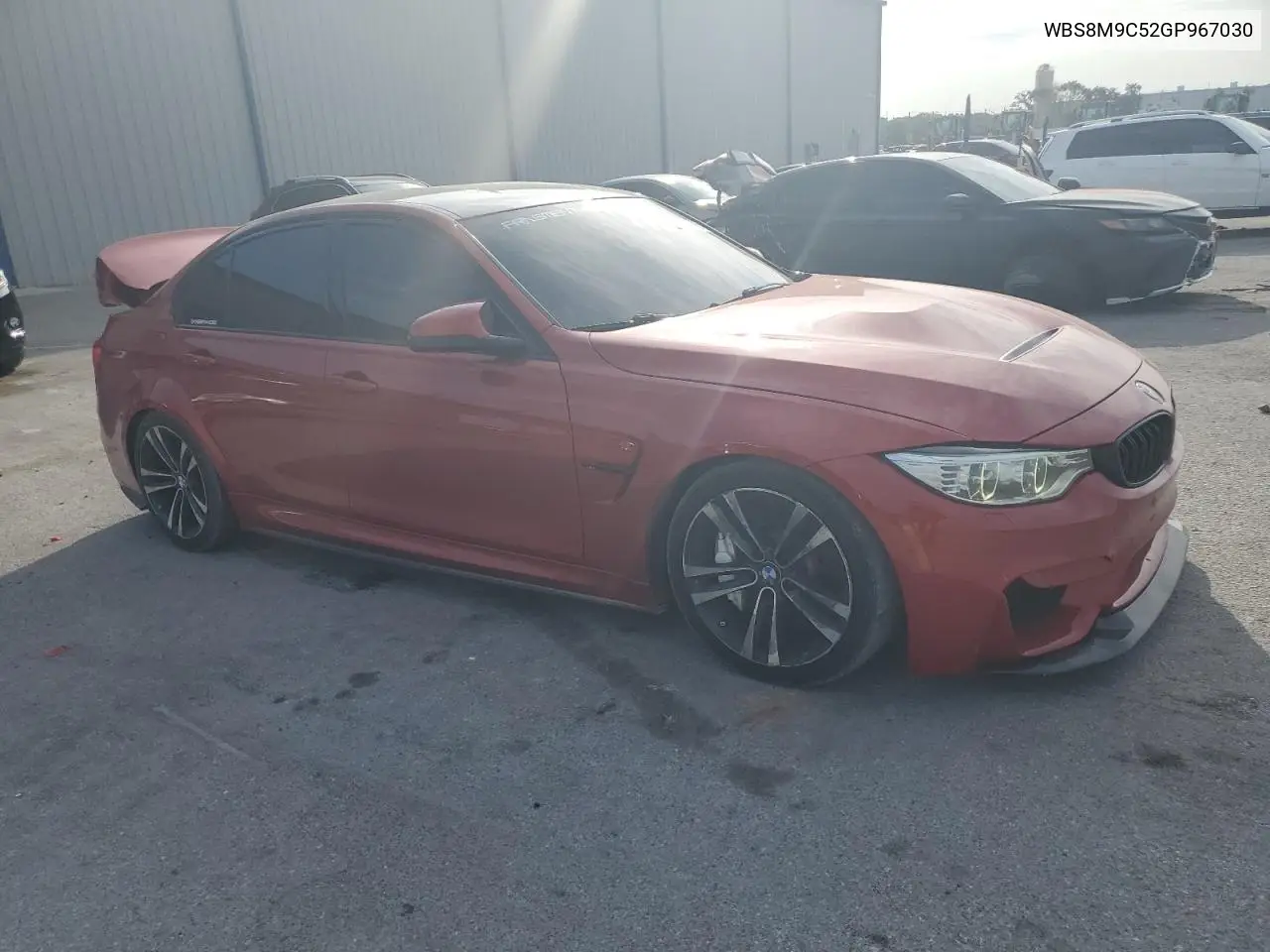 2016 BMW M3 VIN: WBS8M9C52GP967030 Lot: 57950385