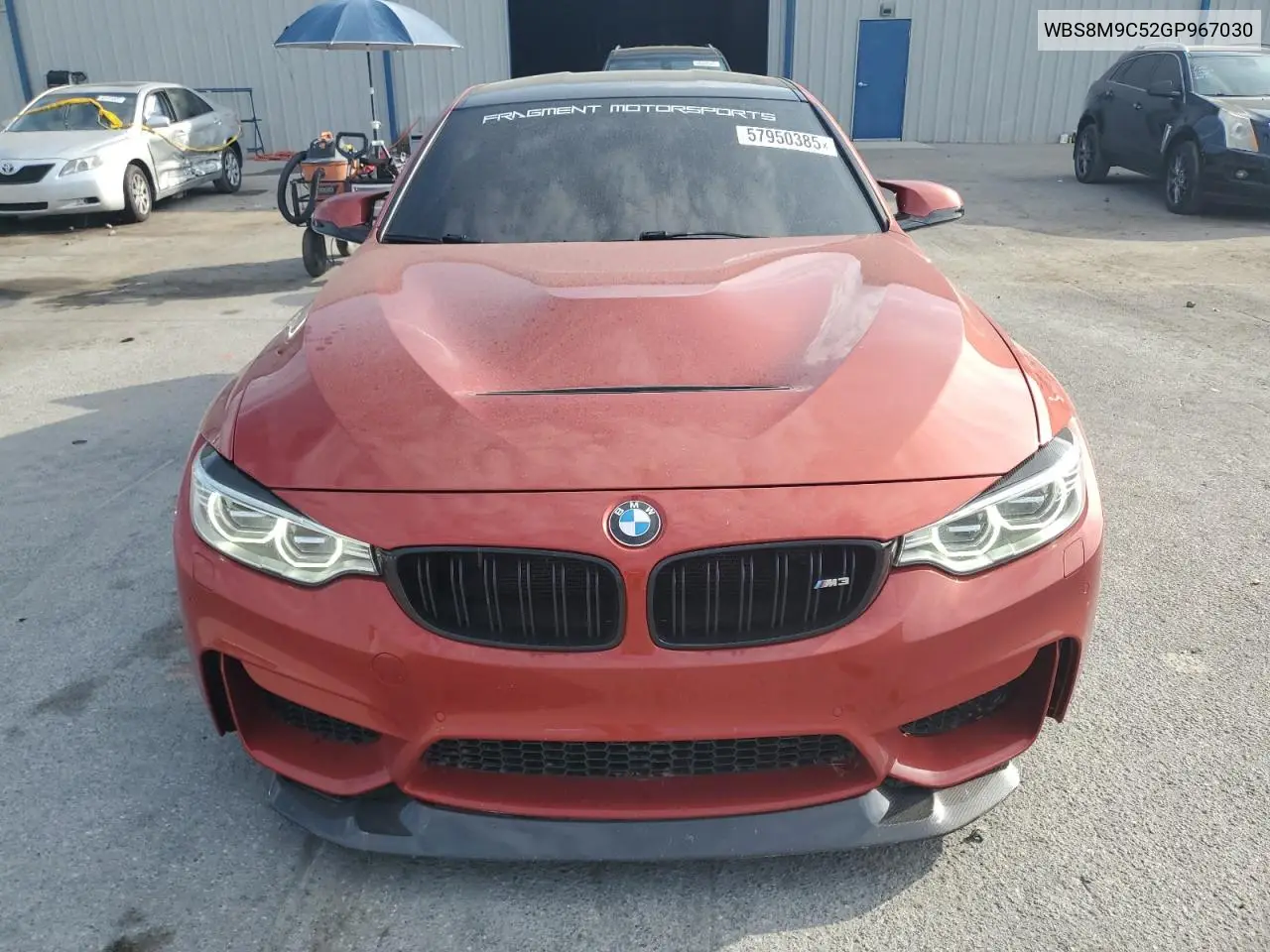 2016 BMW M3 VIN: WBS8M9C52GP967030 Lot: 57950385