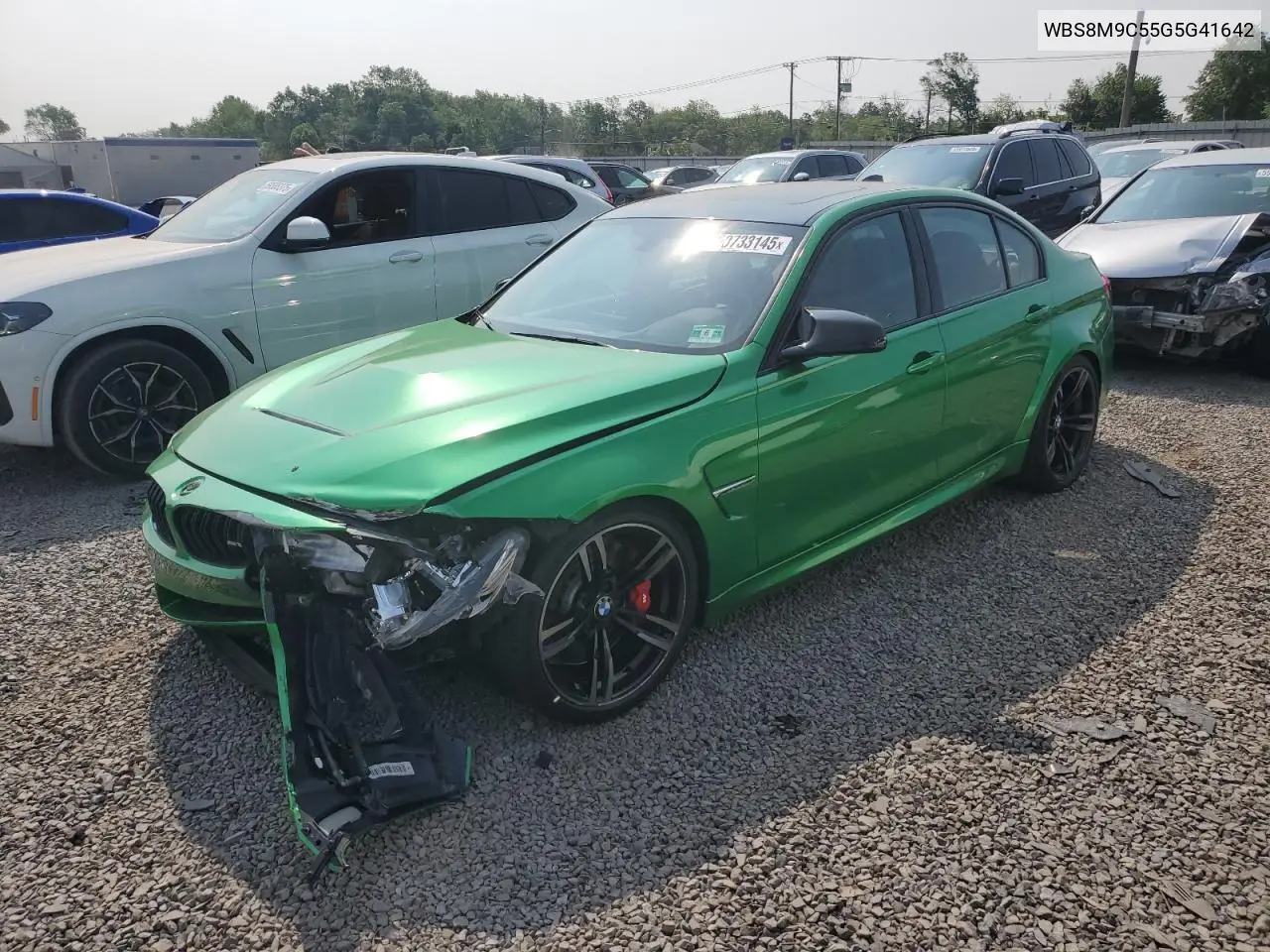 2016 BMW M3 VIN: WBS8M9C55G5G41642 Lot: 58733145