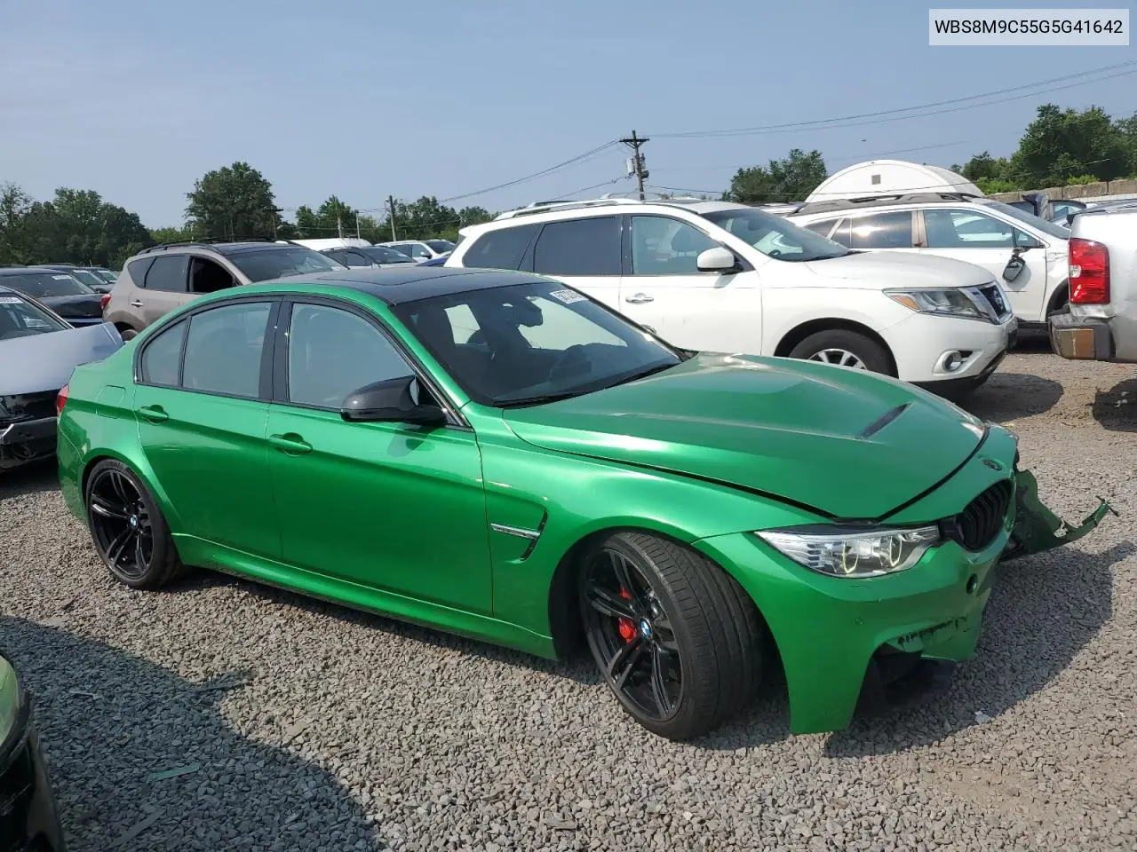2016 BMW M3 VIN: WBS8M9C55G5G41642 Lot: 58733145