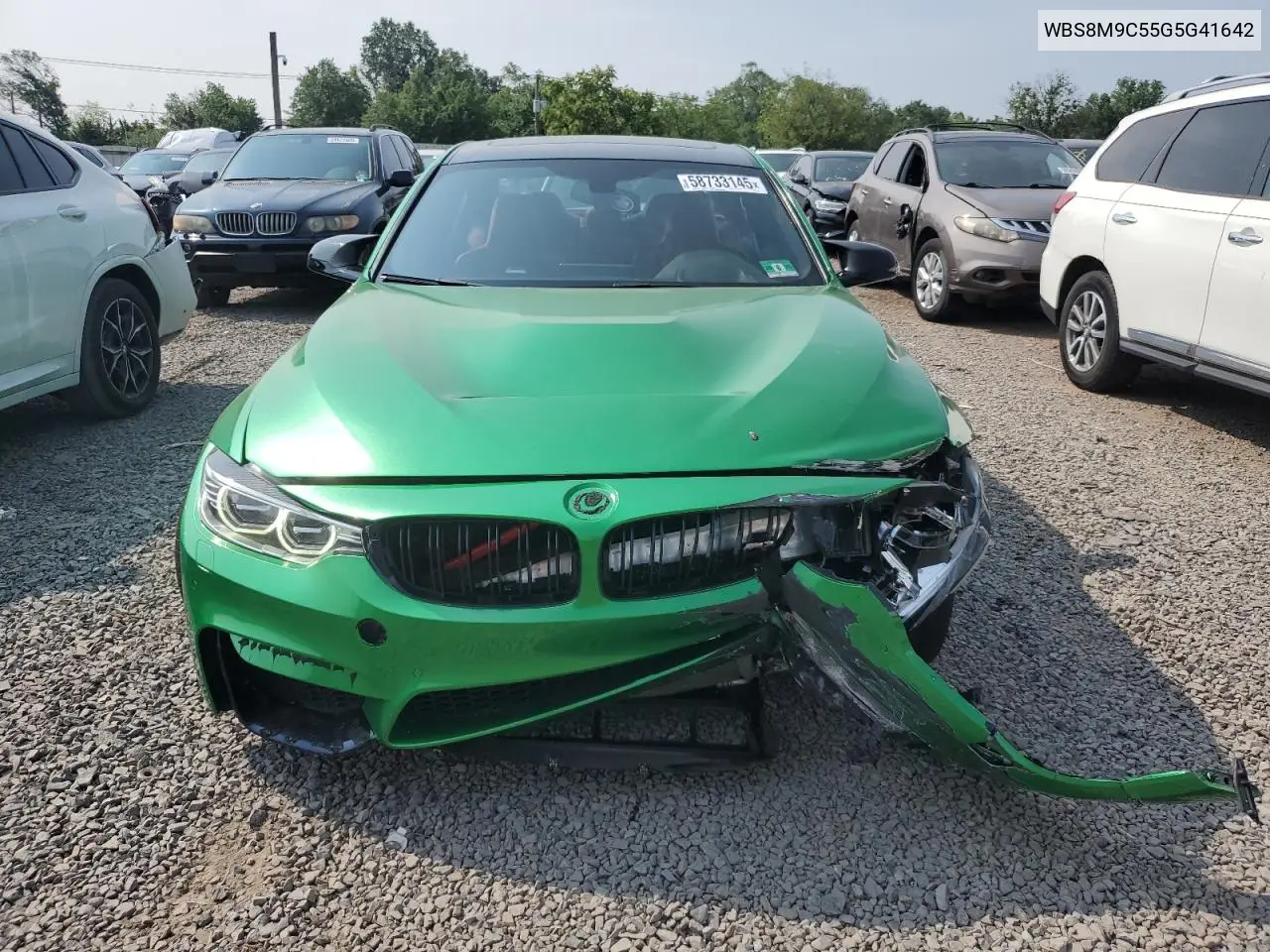 2016 BMW M3 VIN: WBS8M9C55G5G41642 Lot: 58733145