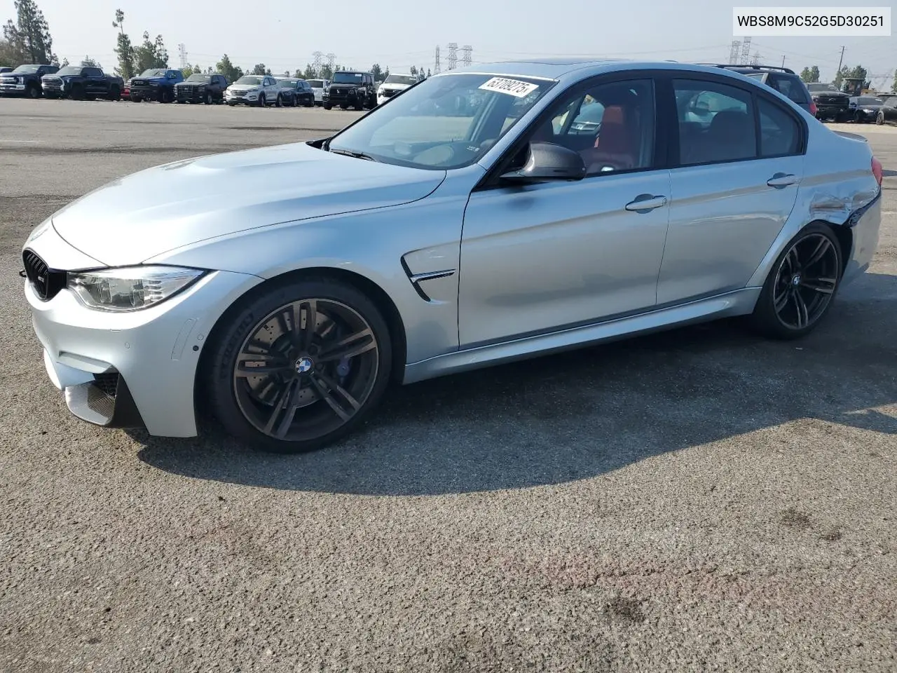 2016 BMW M3 VIN: WBS8M9C52G5D30251 Lot: 63709275