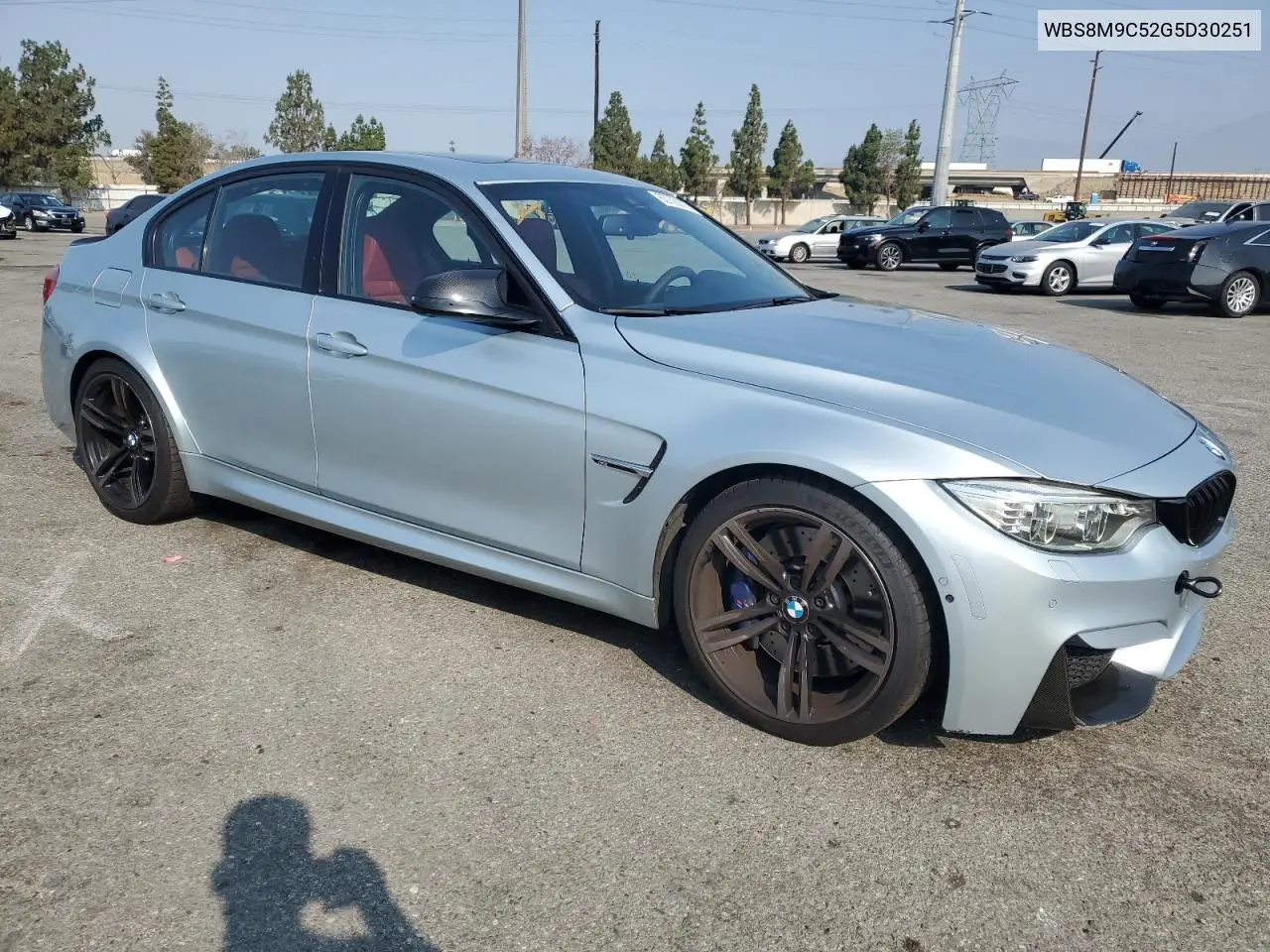 2016 BMW M3 VIN: WBS8M9C52G5D30251 Lot: 63709275